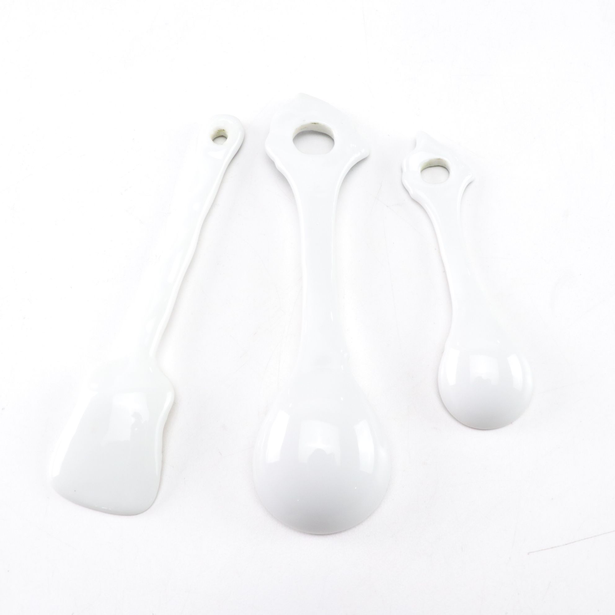 Hand-Painted Porcelain Spoon Set & Other Kitchen Tools