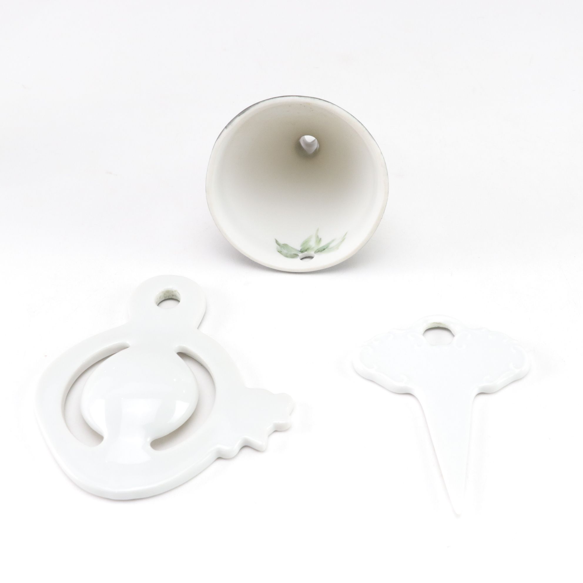 Hand-Painted Porcelain Spoon Set & Other Kitchen Tools