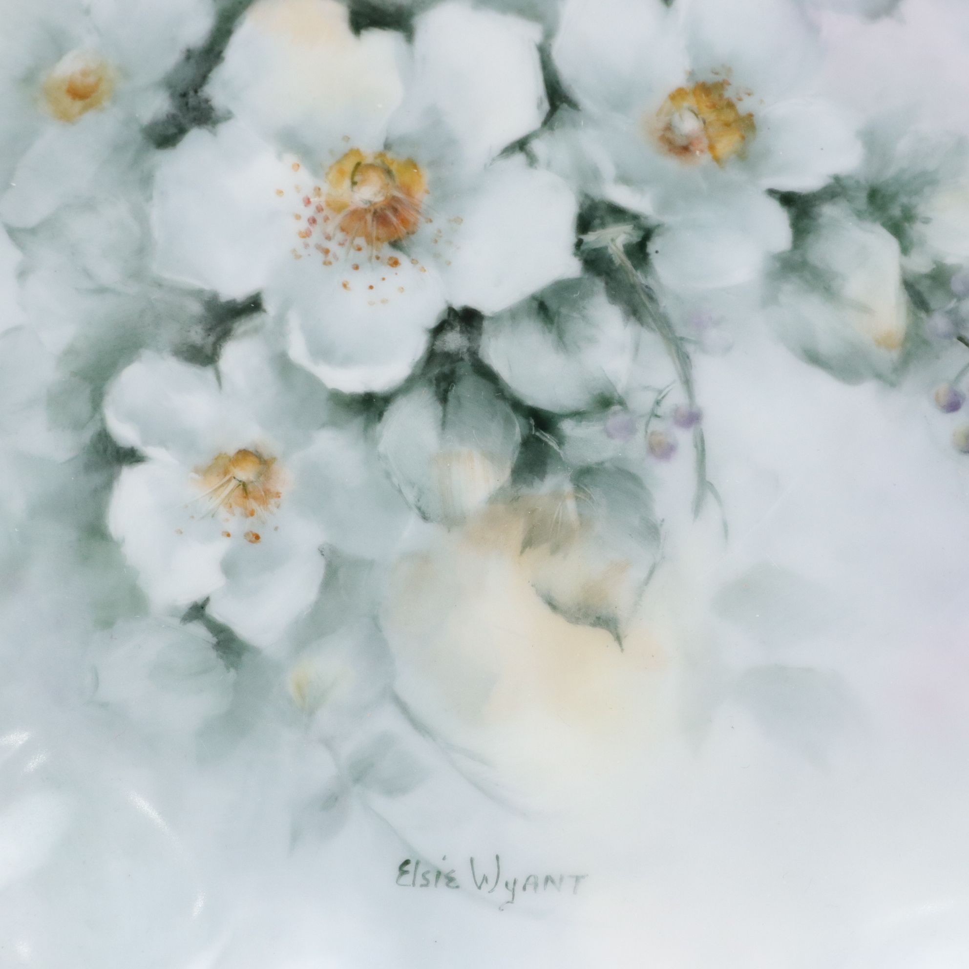 Hand-Painted Porcelain Spoon Set & Other Kitchen Tools