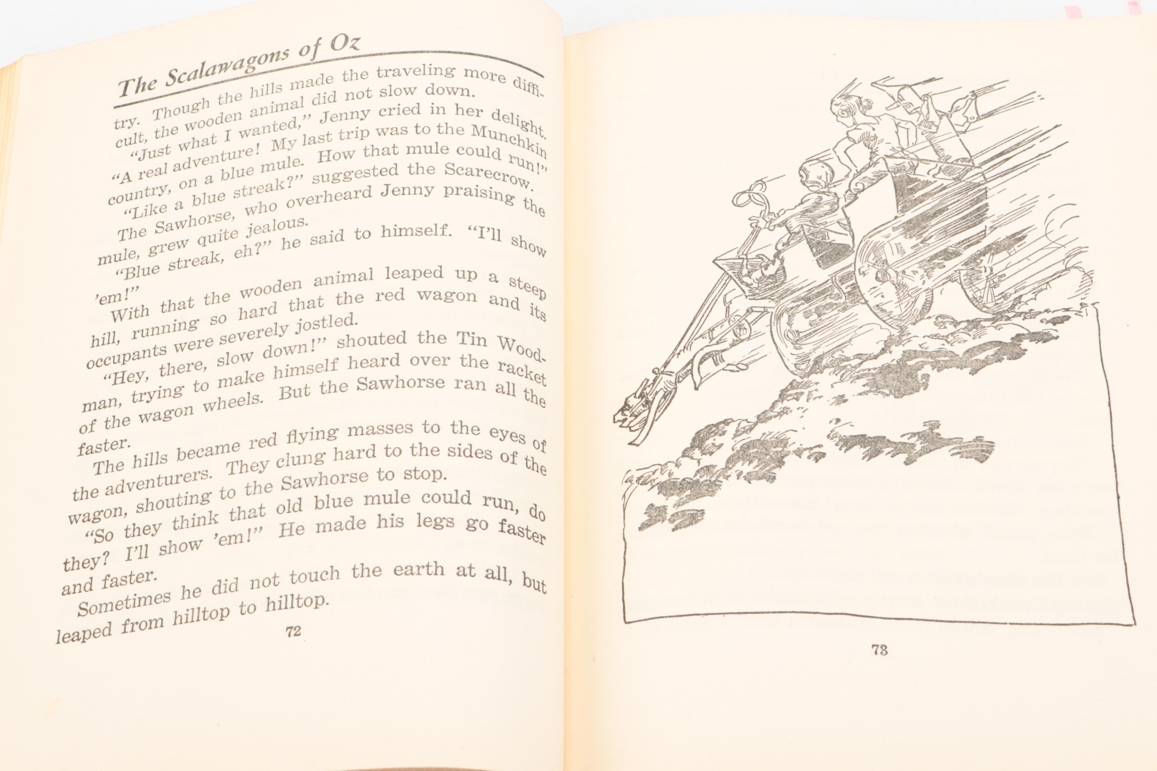 John R. Neill Illustrated "The Scalawagons of Oz" by John R. Neill, circa 1949