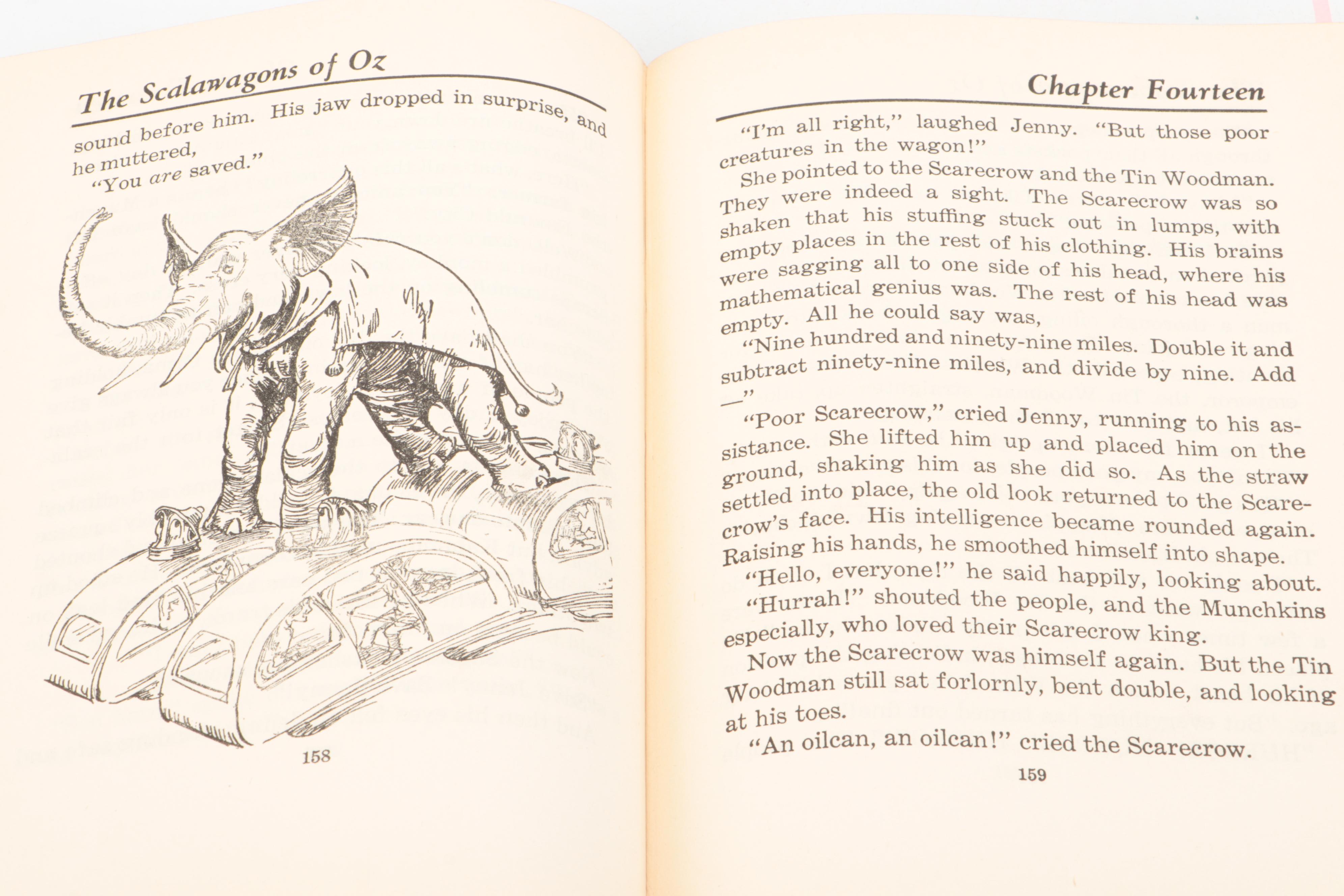 John R. Neill Illustrated "The Scalawagons of Oz" by John R. Neill, circa 1949