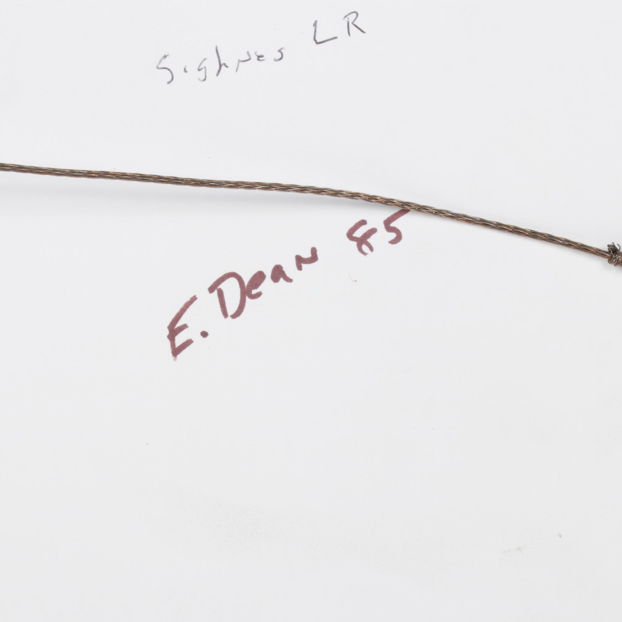 E. Dean Abstract Color Block Mixed Media Painting