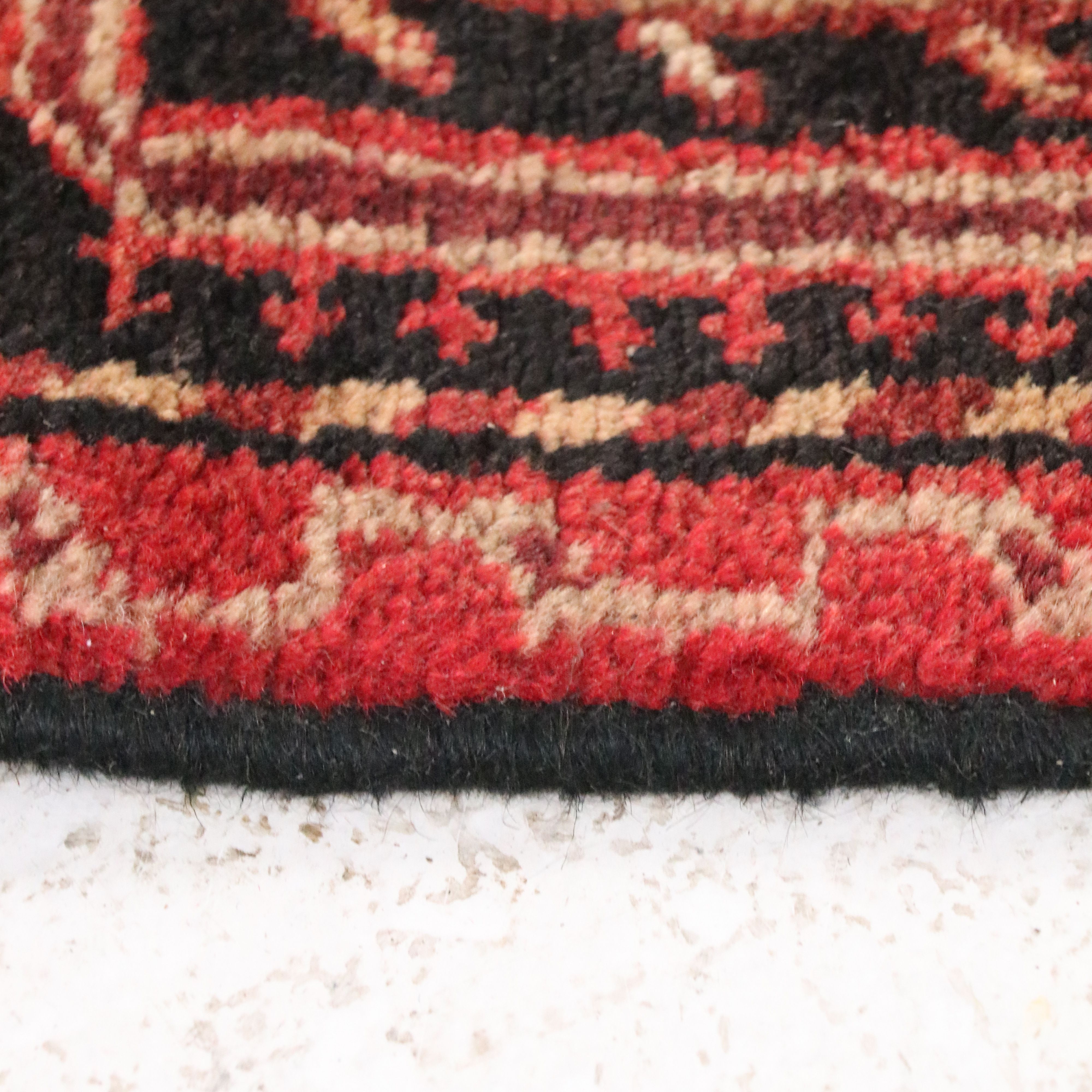 4'9 x 10'7 Hand-Knotted Persian Hamadan Long Rug