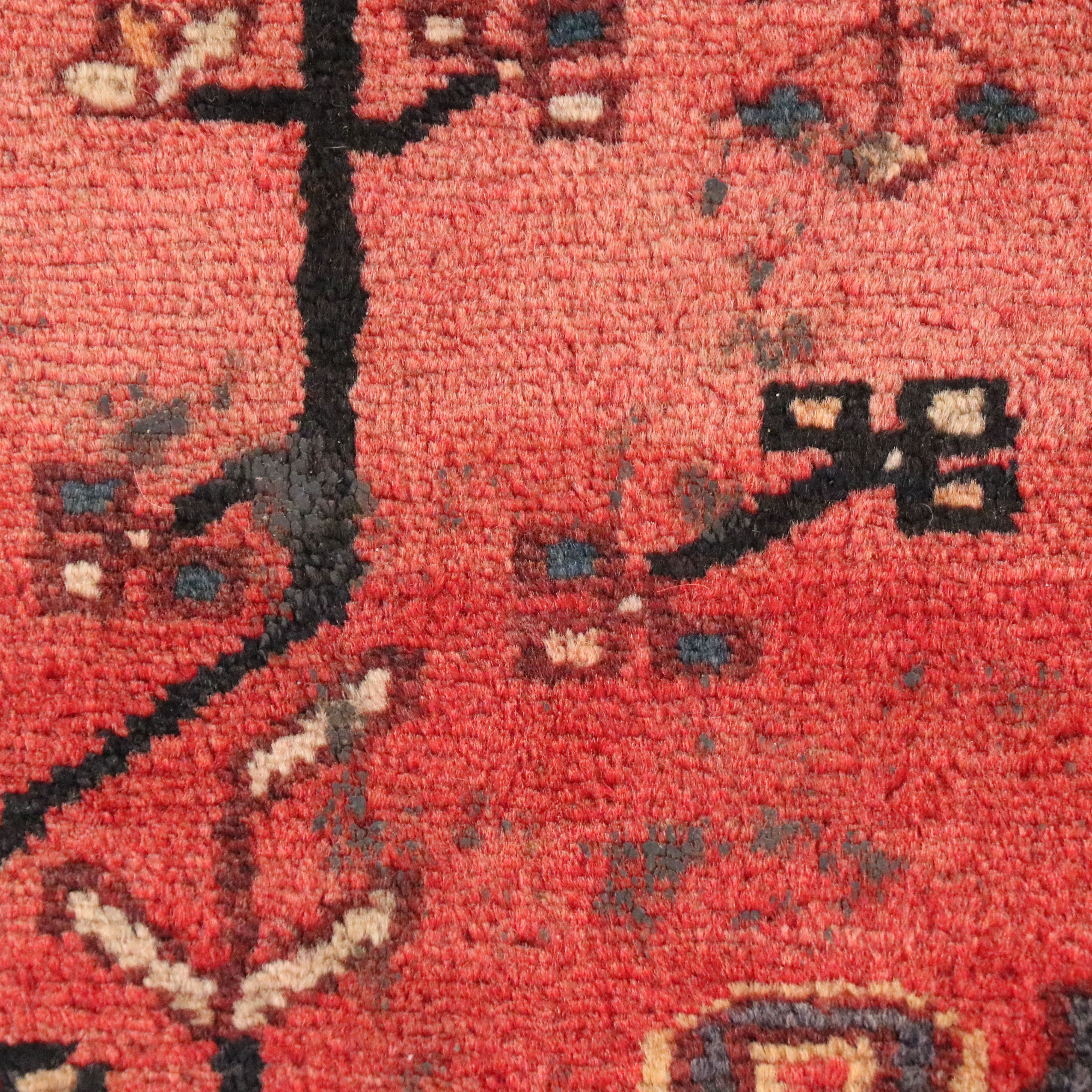 4'9 x 10'7 Hand-Knotted Persian Hamadan Long Rug