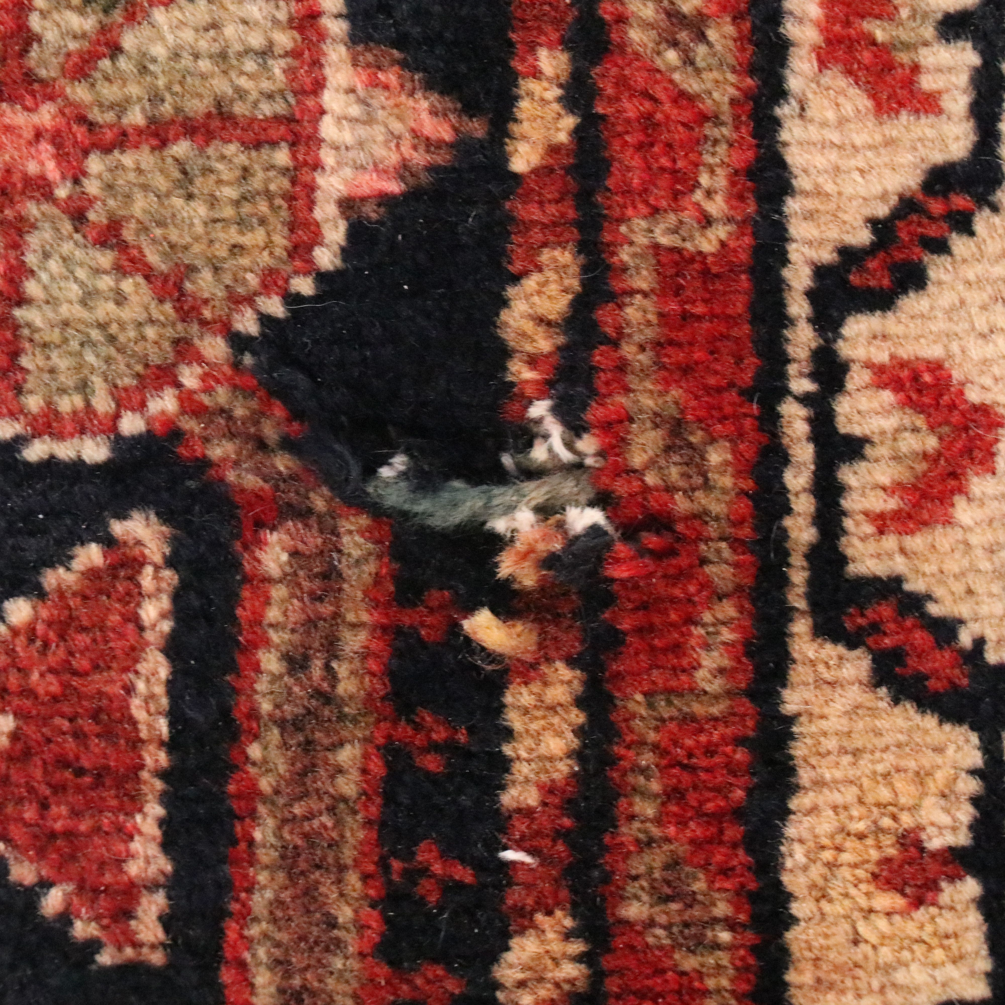 4'9 x 10'7 Hand-Knotted Persian Hamadan Long Rug