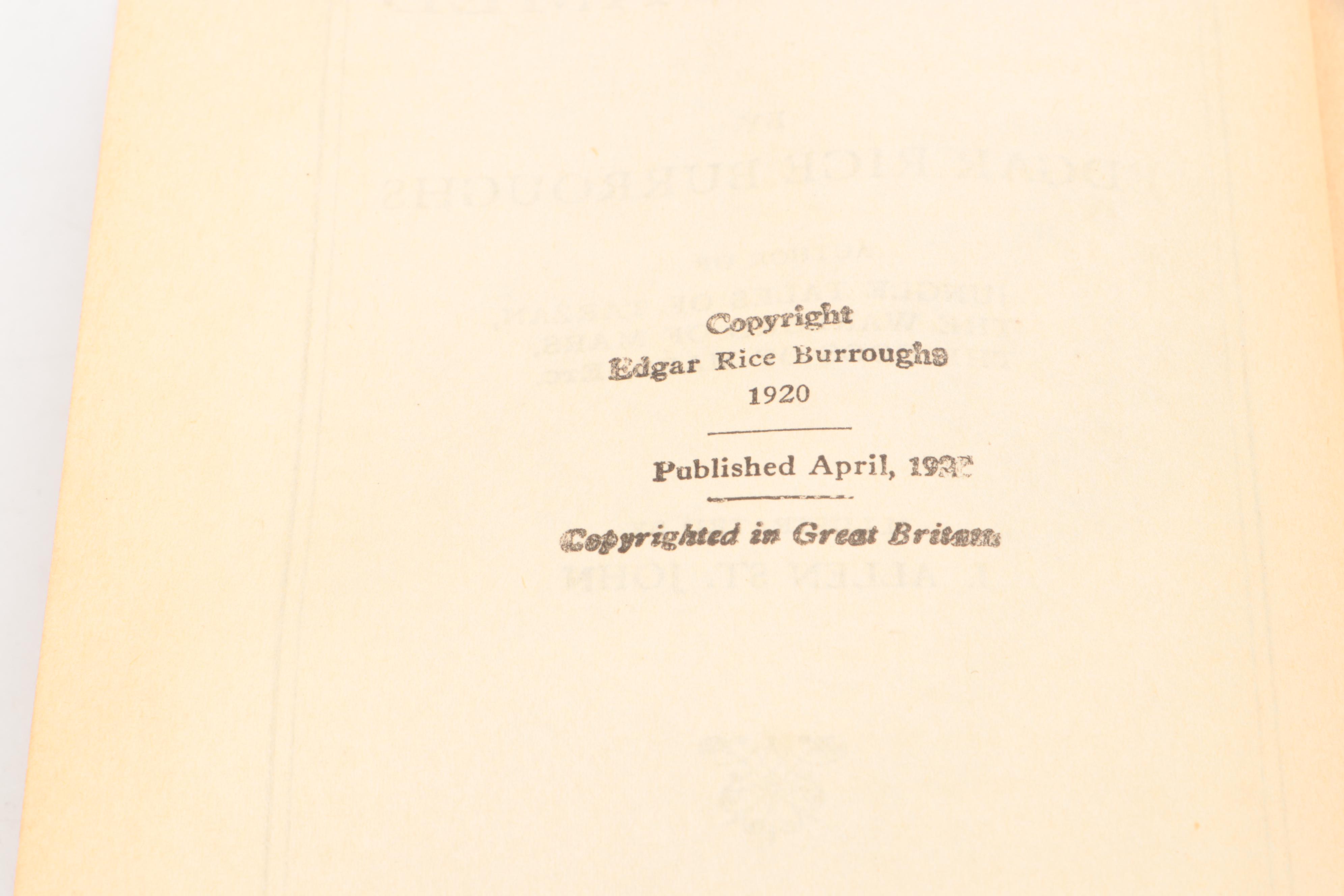 "Tarzan and the Golden Lion" and More Books by Edgar Rice Burroughs