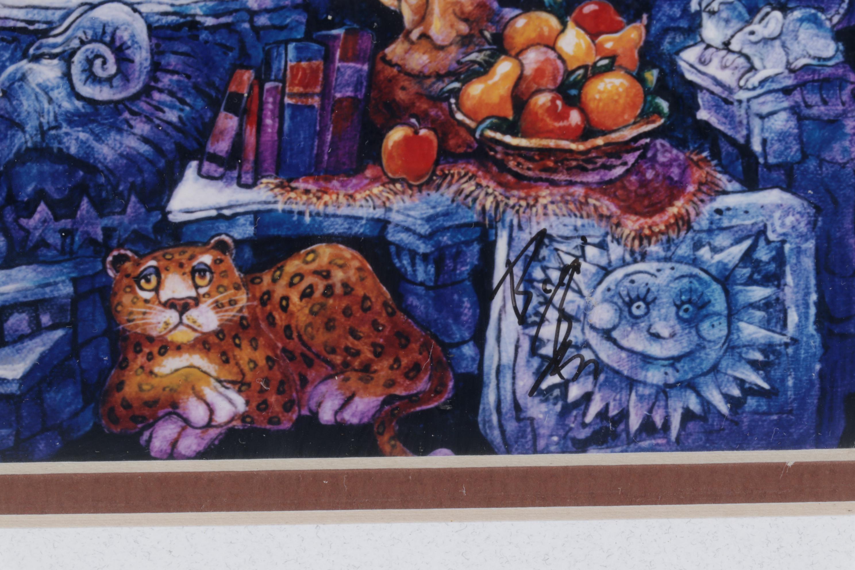 Bill Bell Whimsical Giclée Print "The Astrologer"