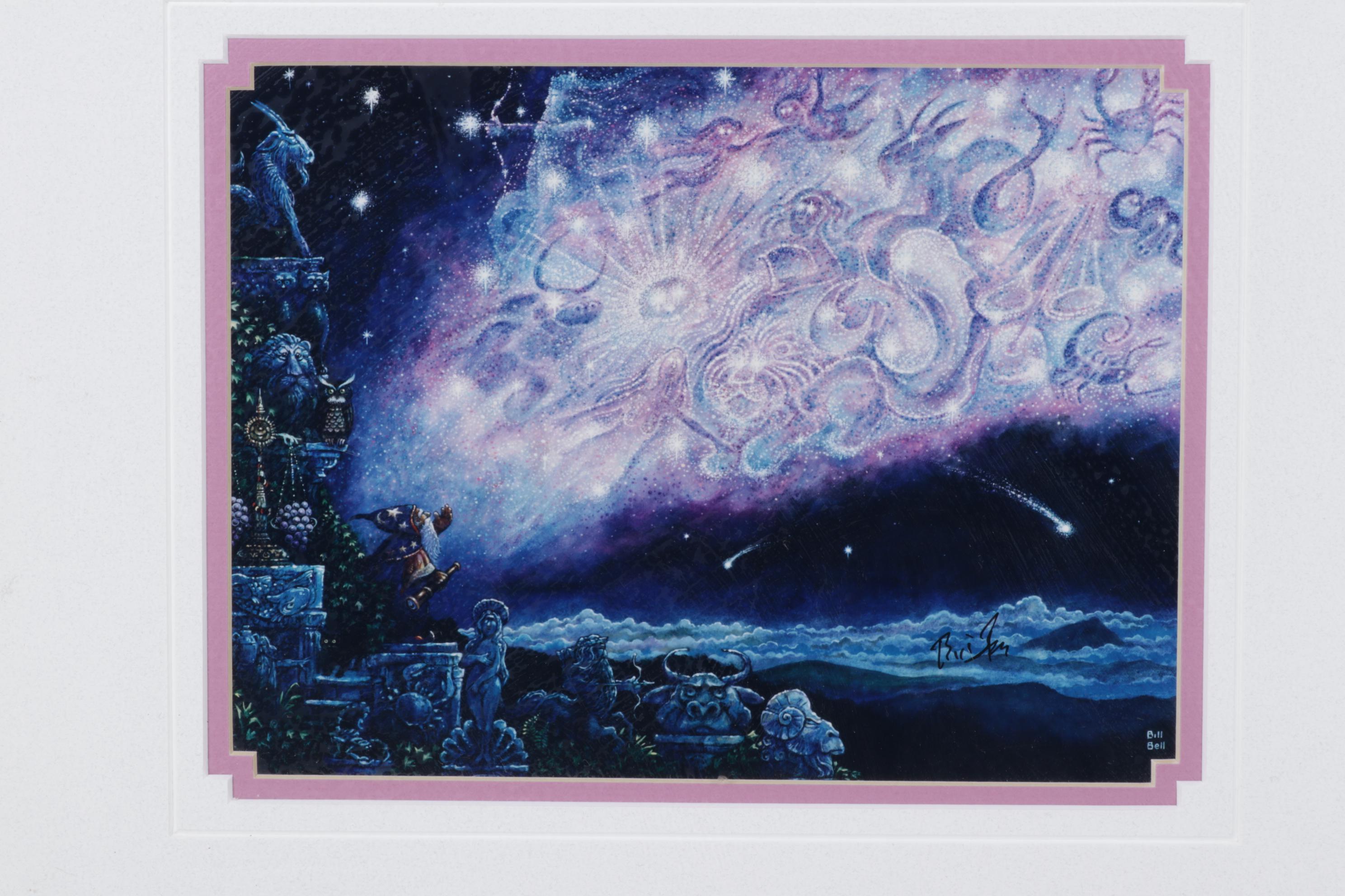 Bill Bell Whimsical Giclée "Starman"