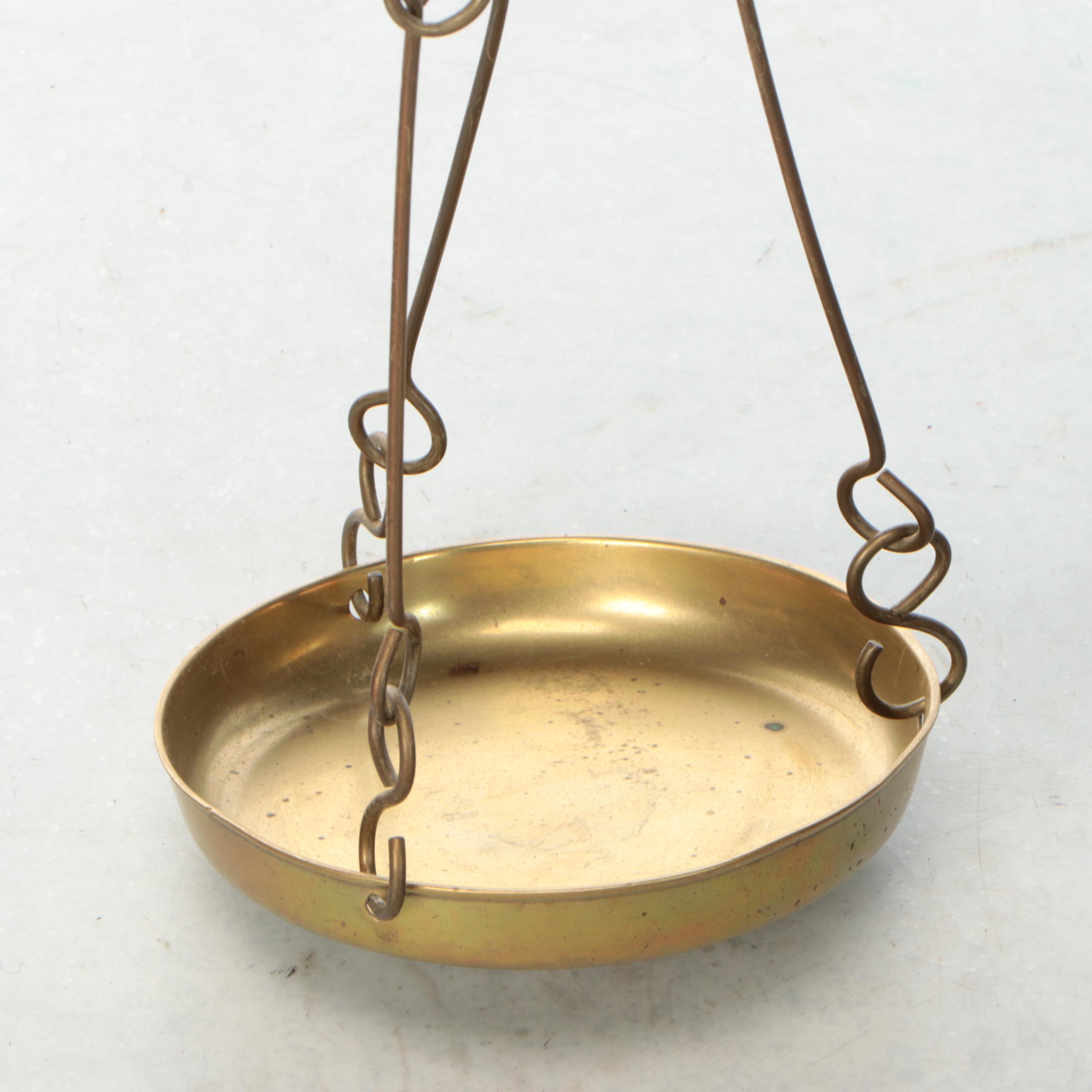 Victorian Brass and Cast Iron Scale