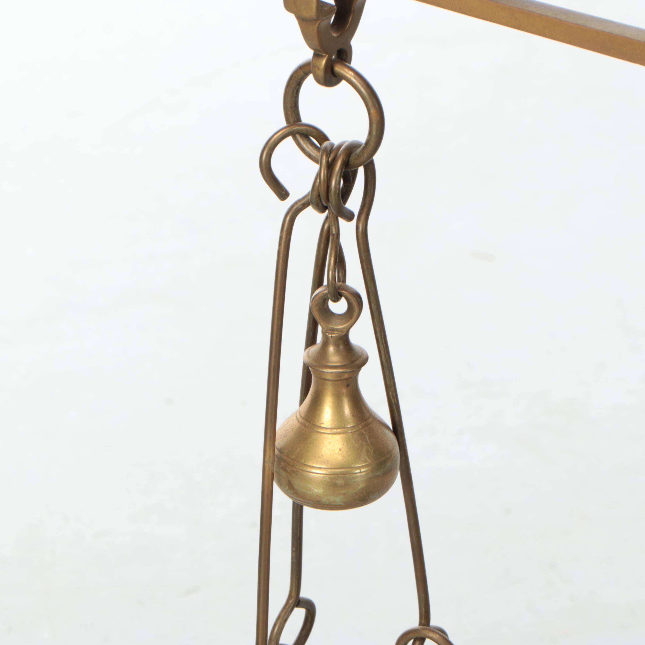 Victorian Brass and Cast Iron Scale