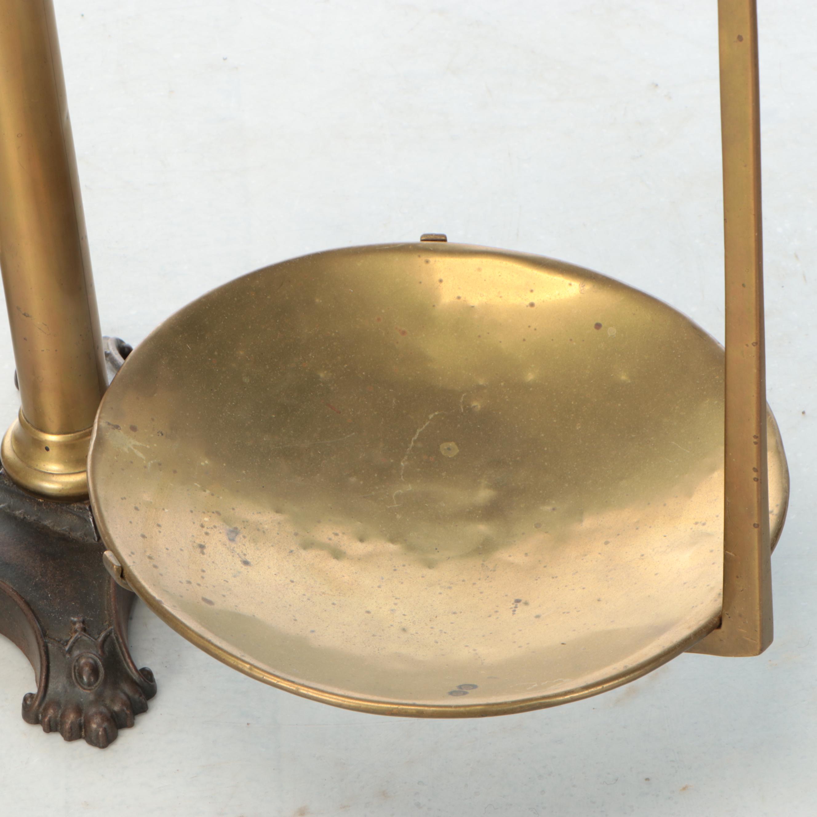 Victorian Brass and Cast Iron Scale