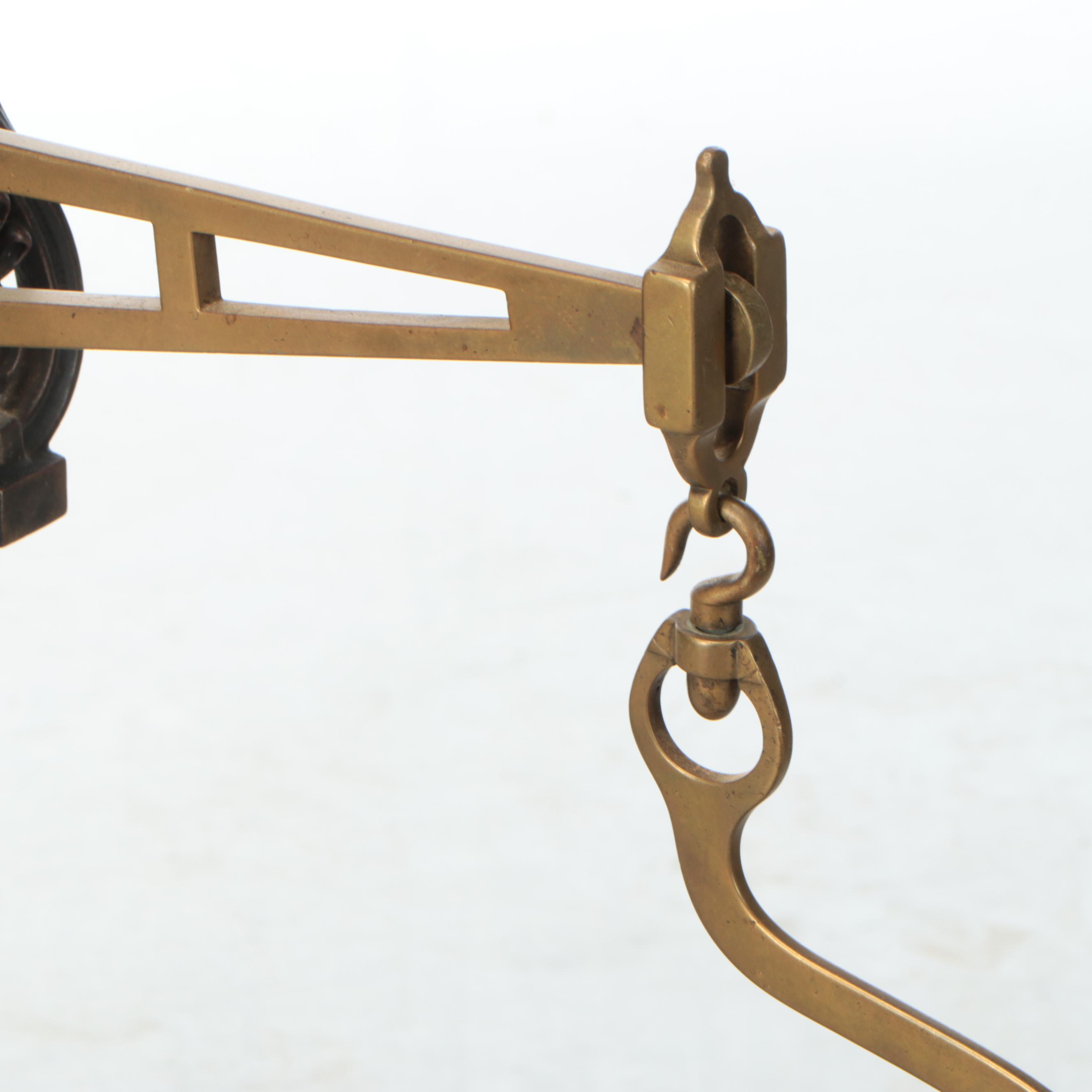 Victorian Brass and Cast Iron Scale