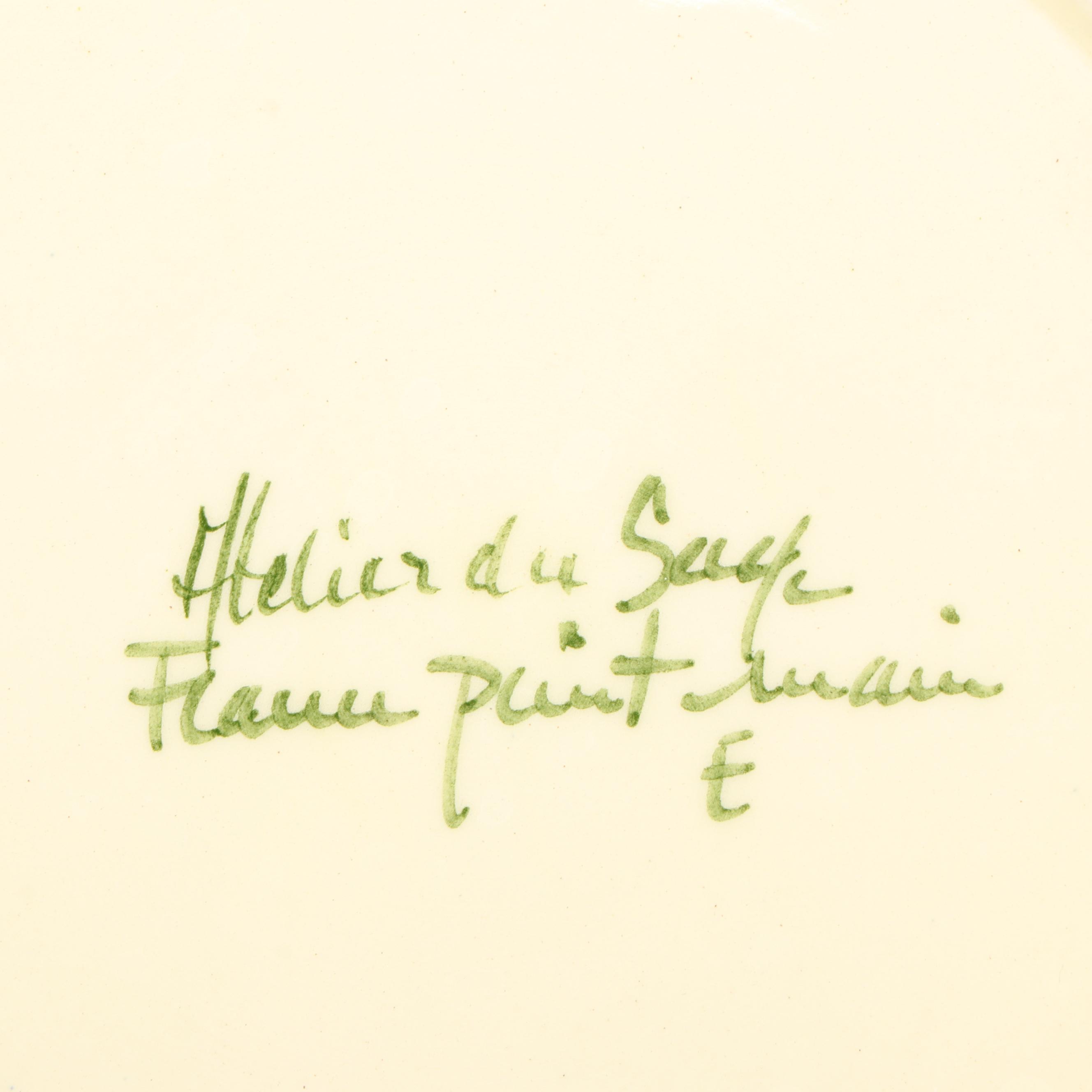 Atelier de Sade Hand-Painted Porcelain Honey Jar, Creamer, and More Tableware