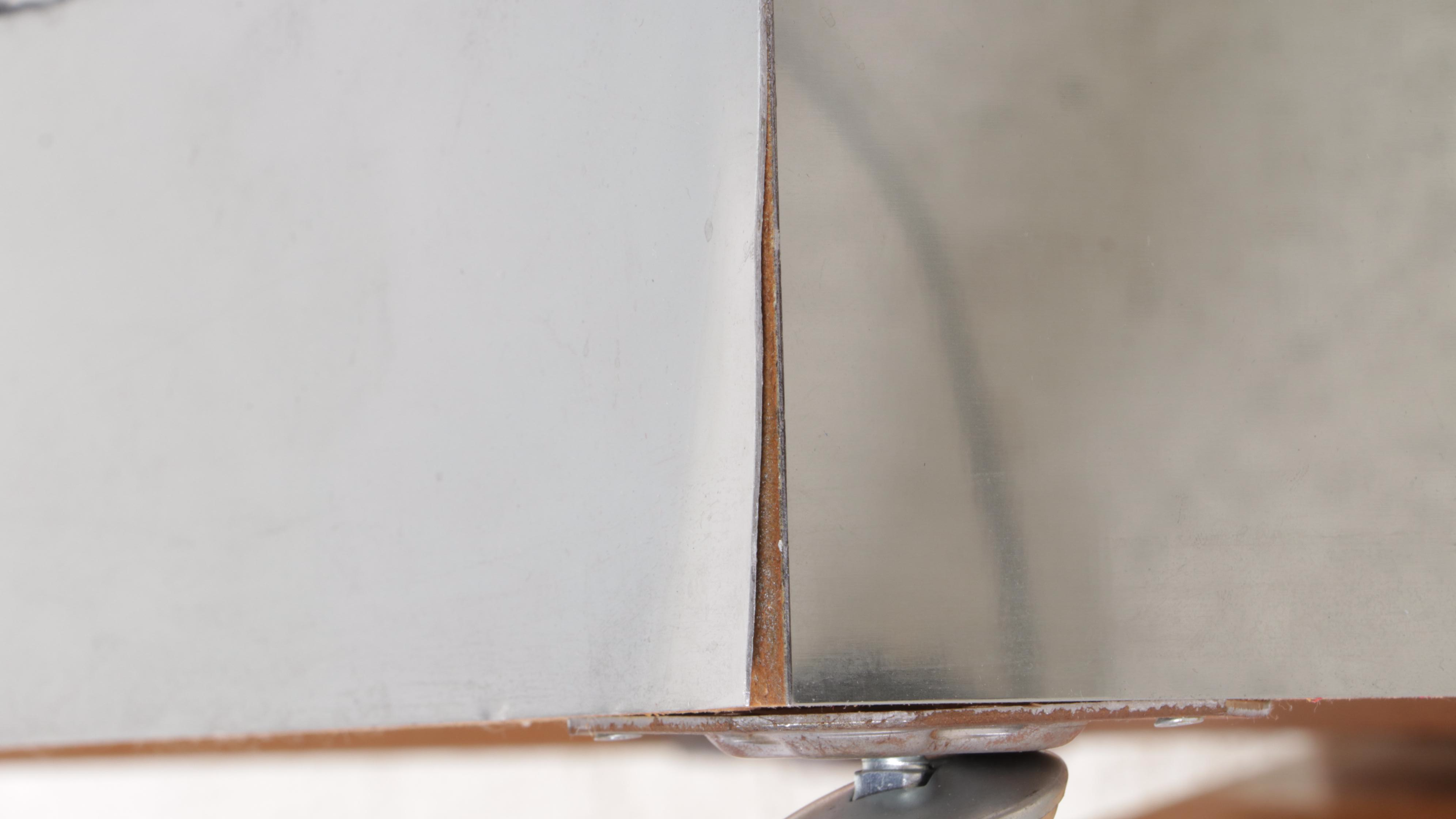 Postmodernist Chrome and Glass Modular Display Unit, Late 20th Century