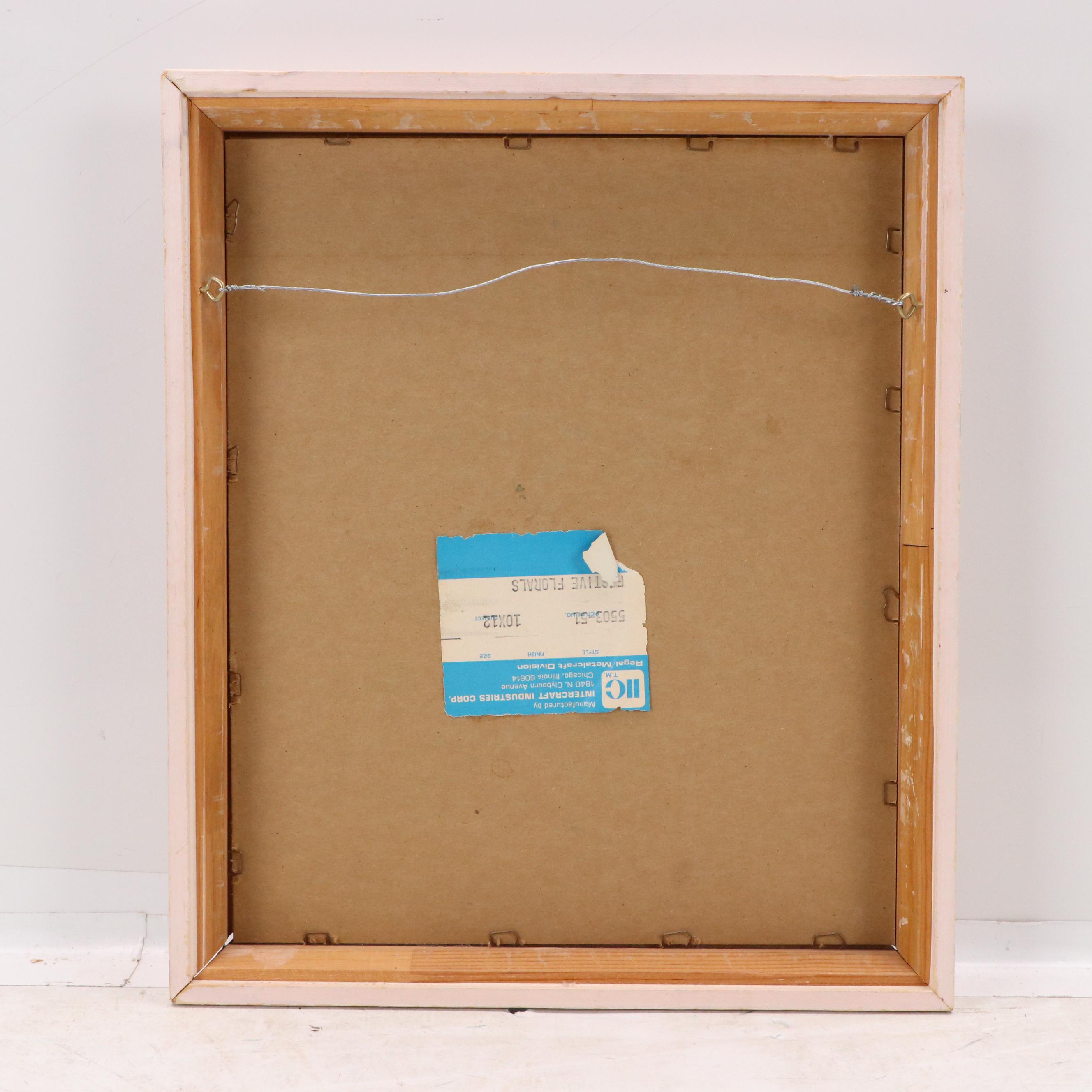 Floral Still Life Offset Lithograph After Sandra Tomella