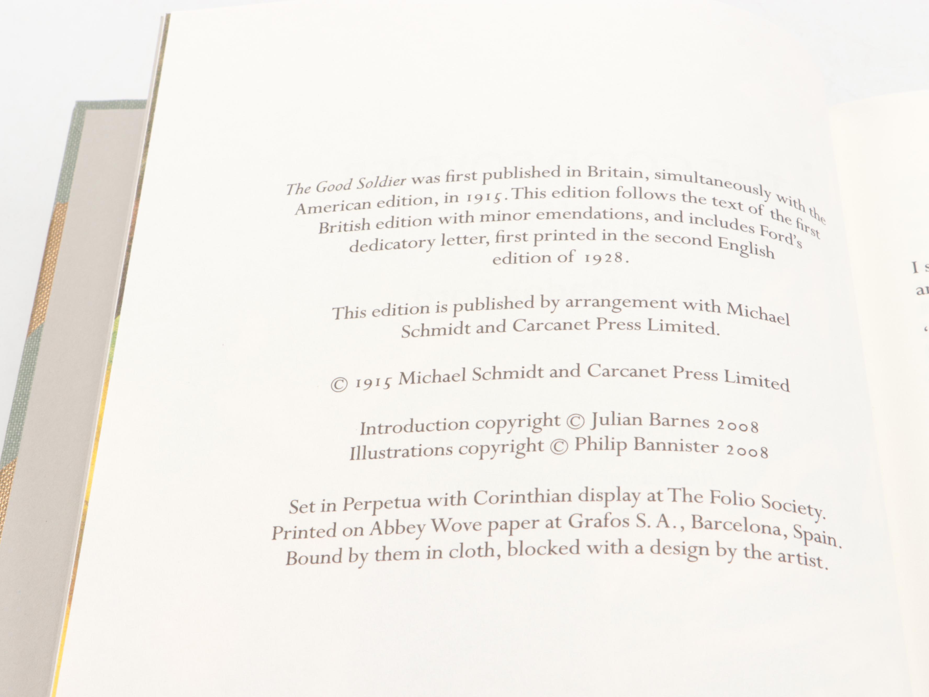 Folio Society "The Good Soldier" by Ford Madox Ford and More Books