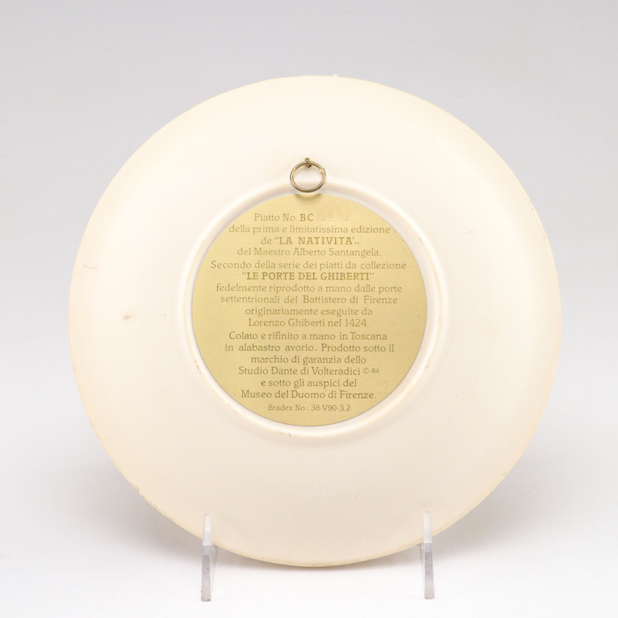 Italian Alabaster "The Nativity" Collector Plate & More