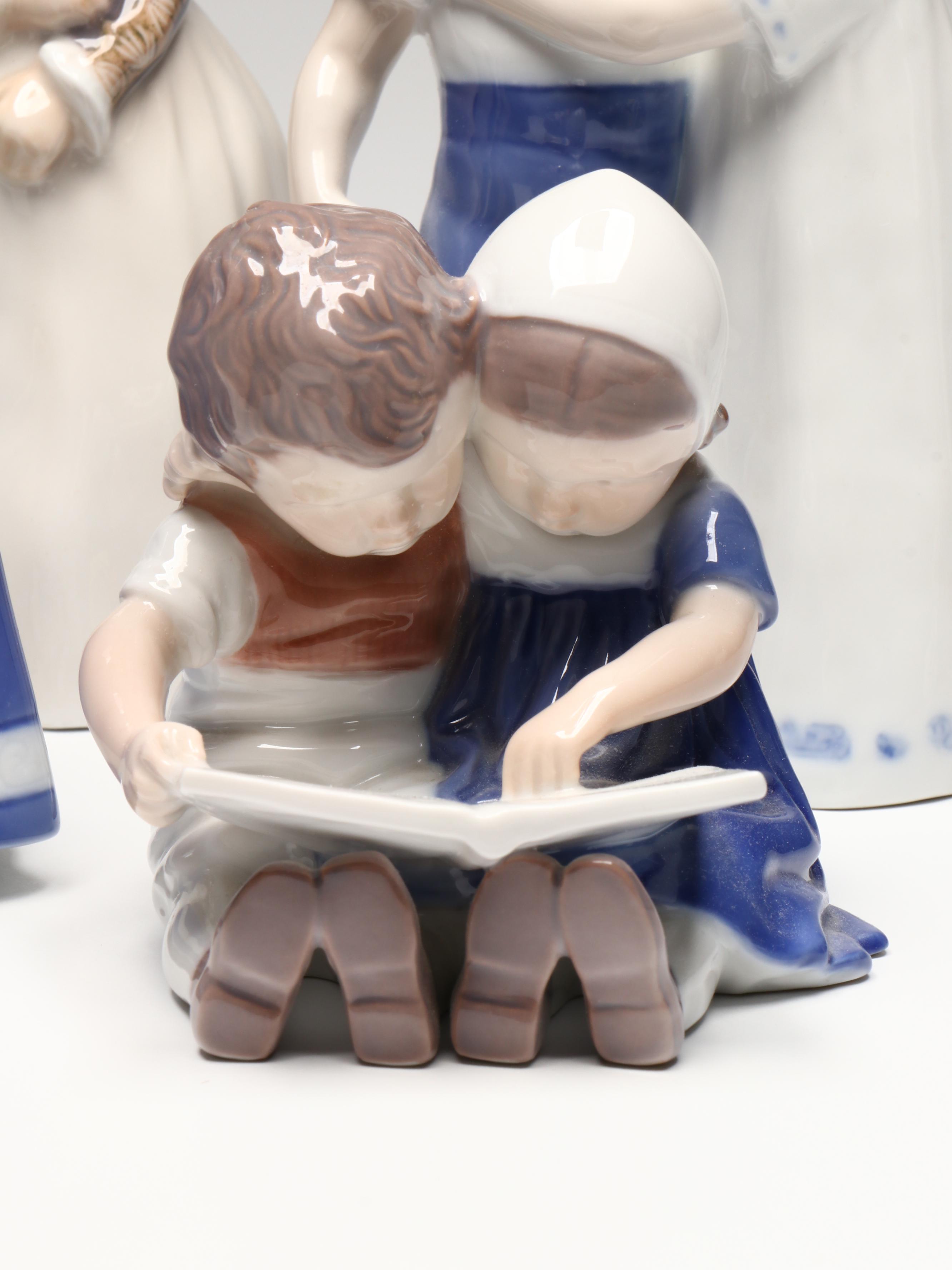 Bing & Grøndahl "Love Refused" and Other Porcelain Figurines