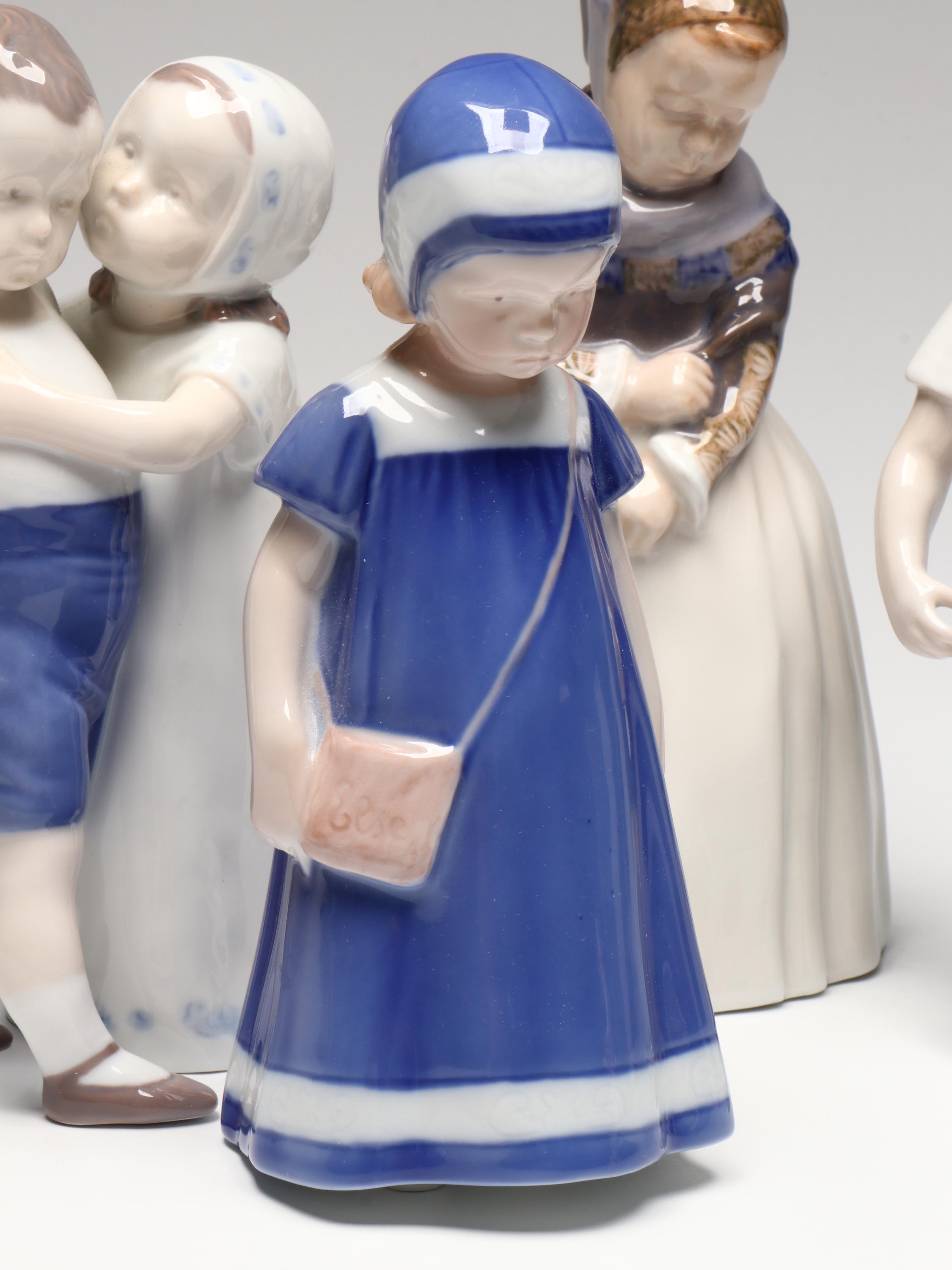 Bing & Grøndahl "Love Refused" and Other Porcelain Figurines