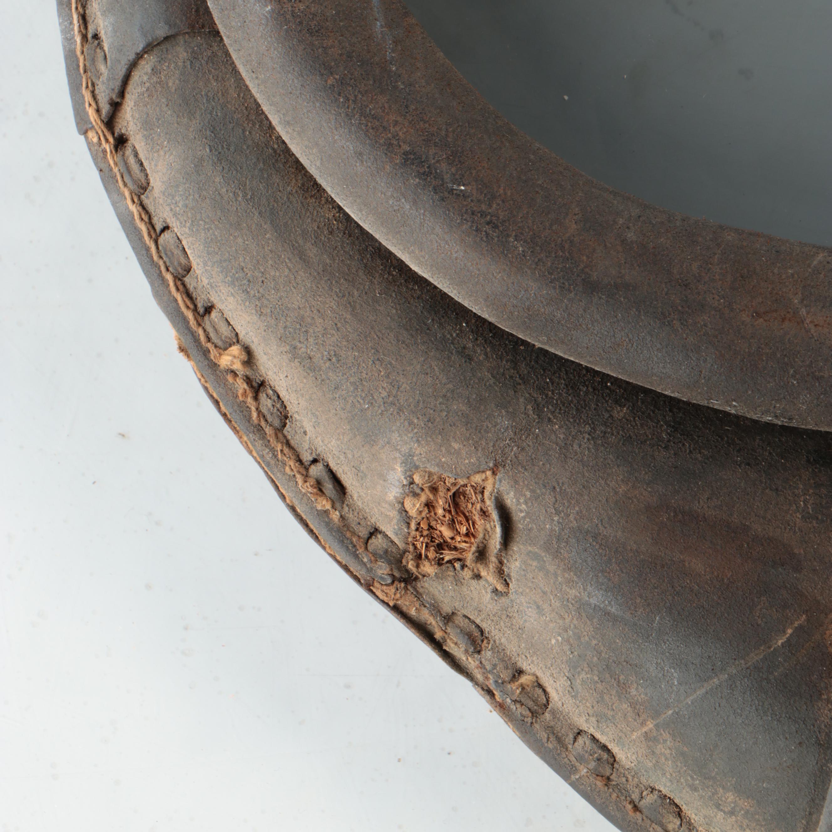 Victorian Leather Horse Collar Wall Mirror