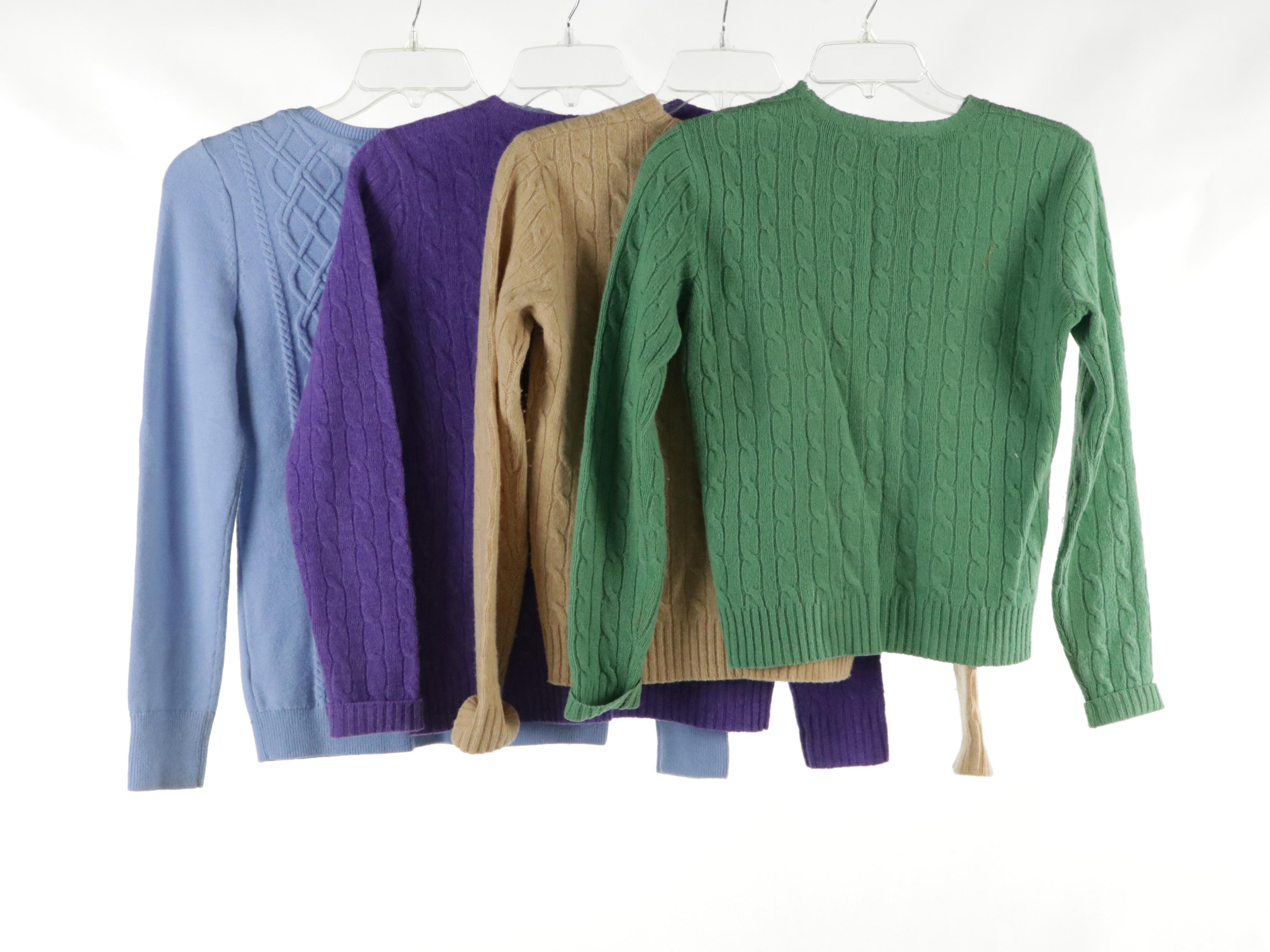 Ralph Lauren Sport and Talbots Sweaters in Knit Lambswool