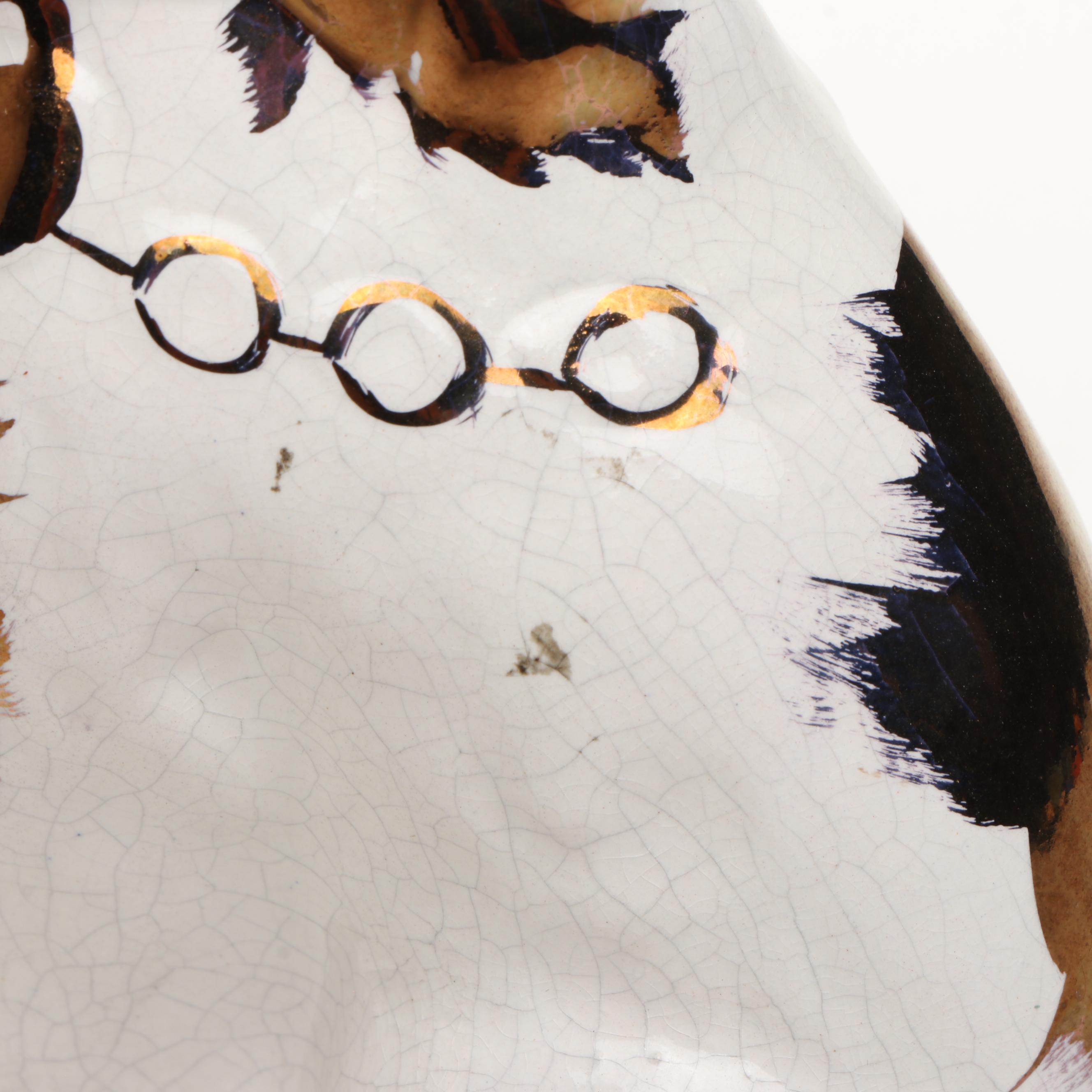 Staffordshire Porcelain Spaniel Dogs, Late 19th/Early 20th C.