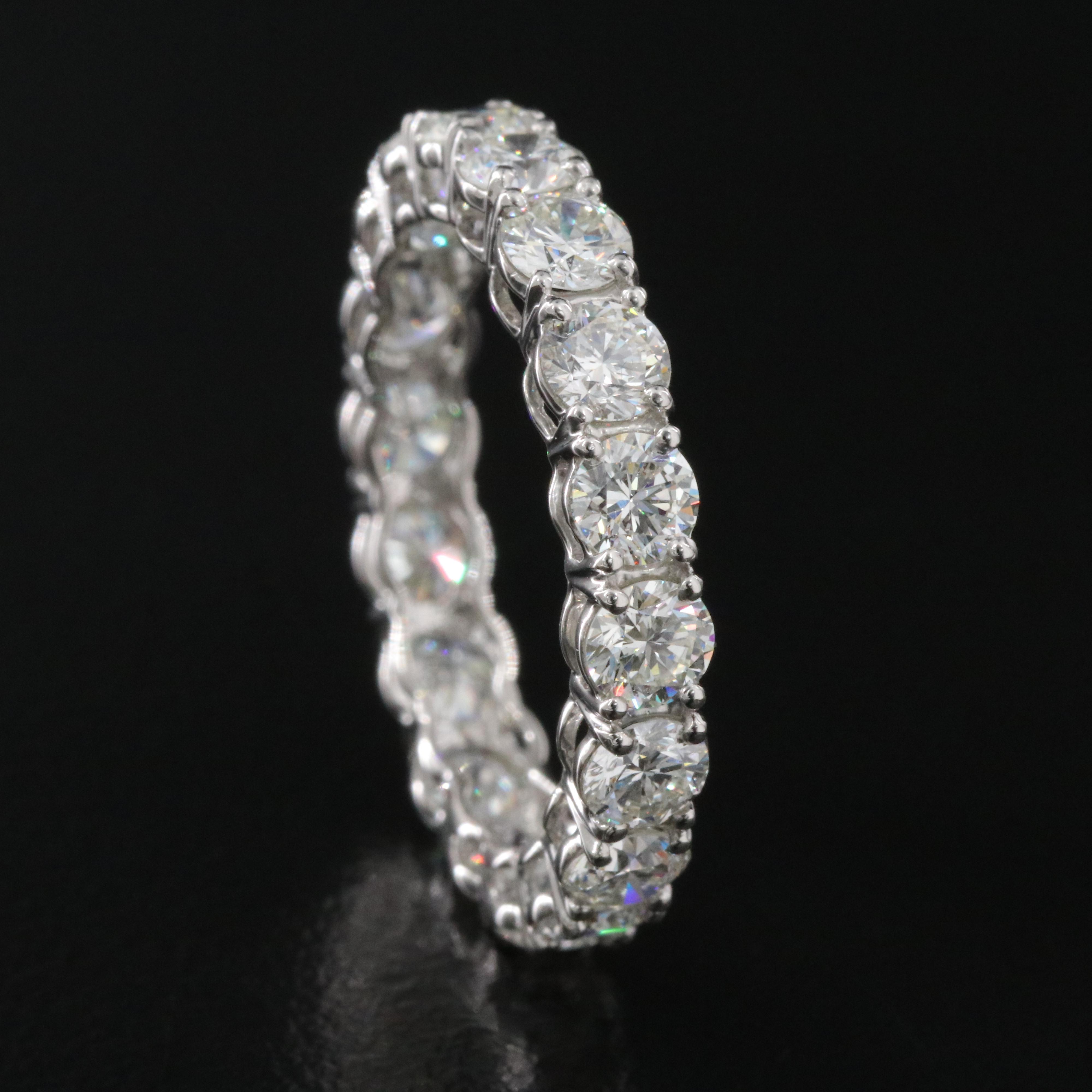 Platinum 3.20 CTW Diamond Eternity Band