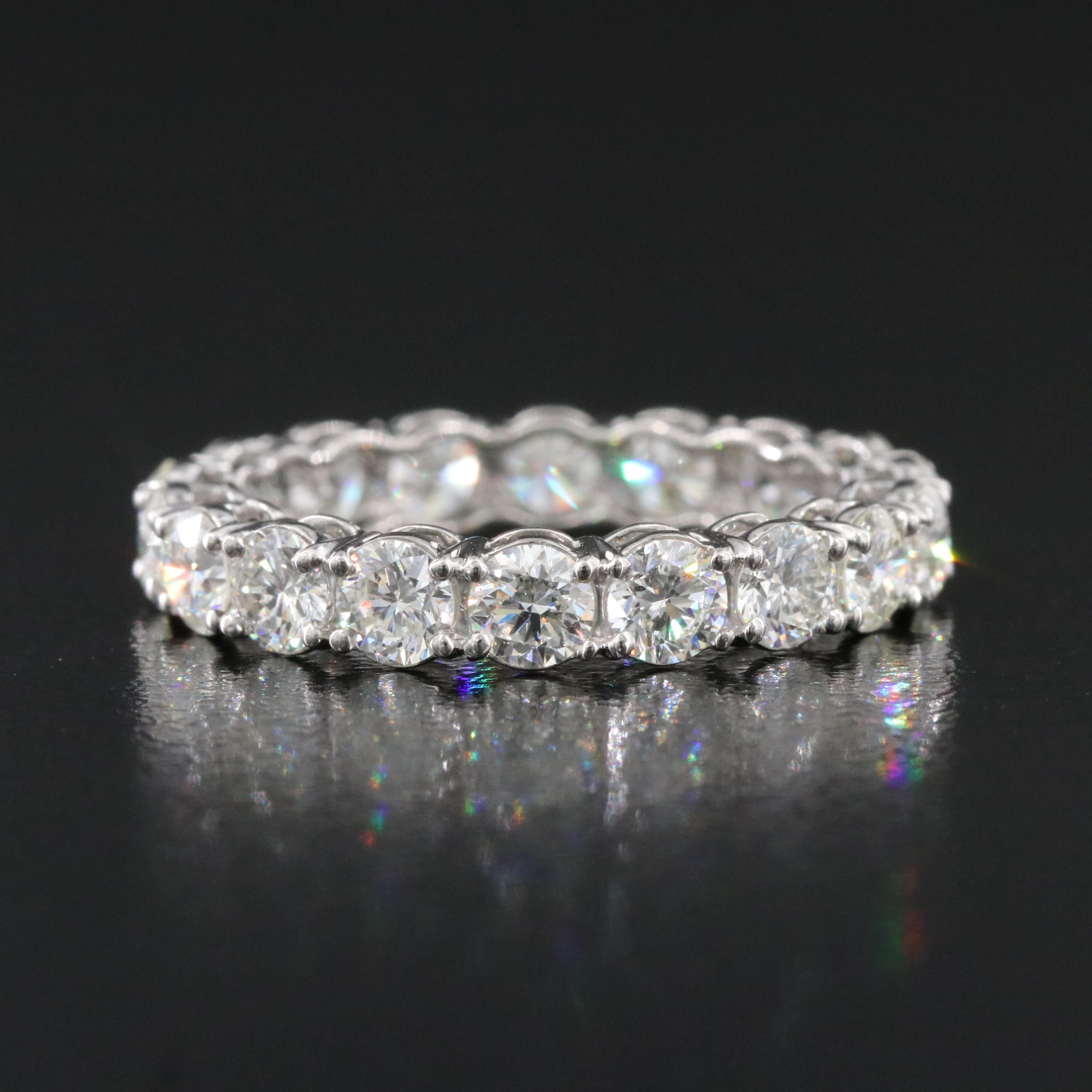 Platinum 3.20 CTW Diamond Eternity Band