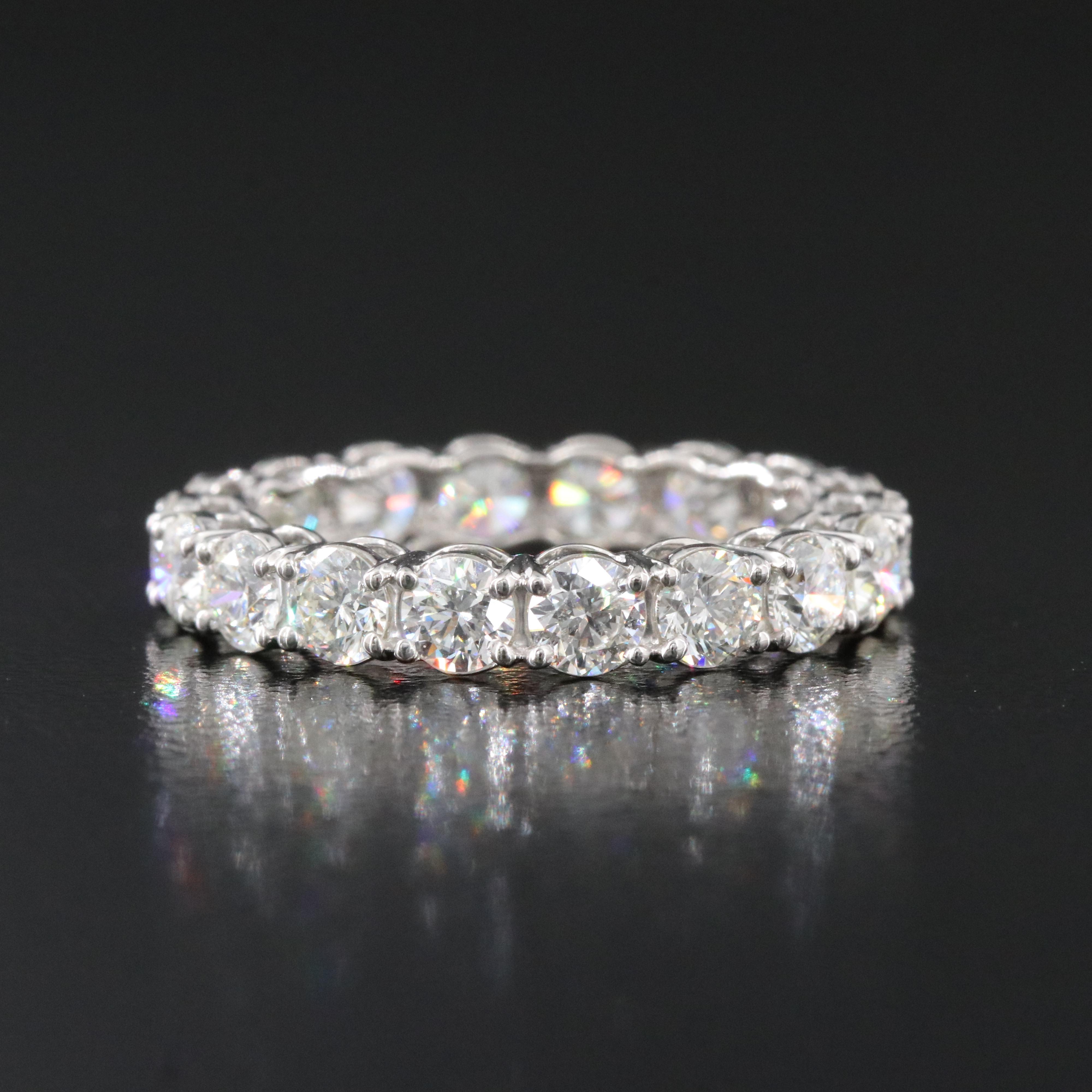 Platinum 3.20 CTW Diamond Eternity Band