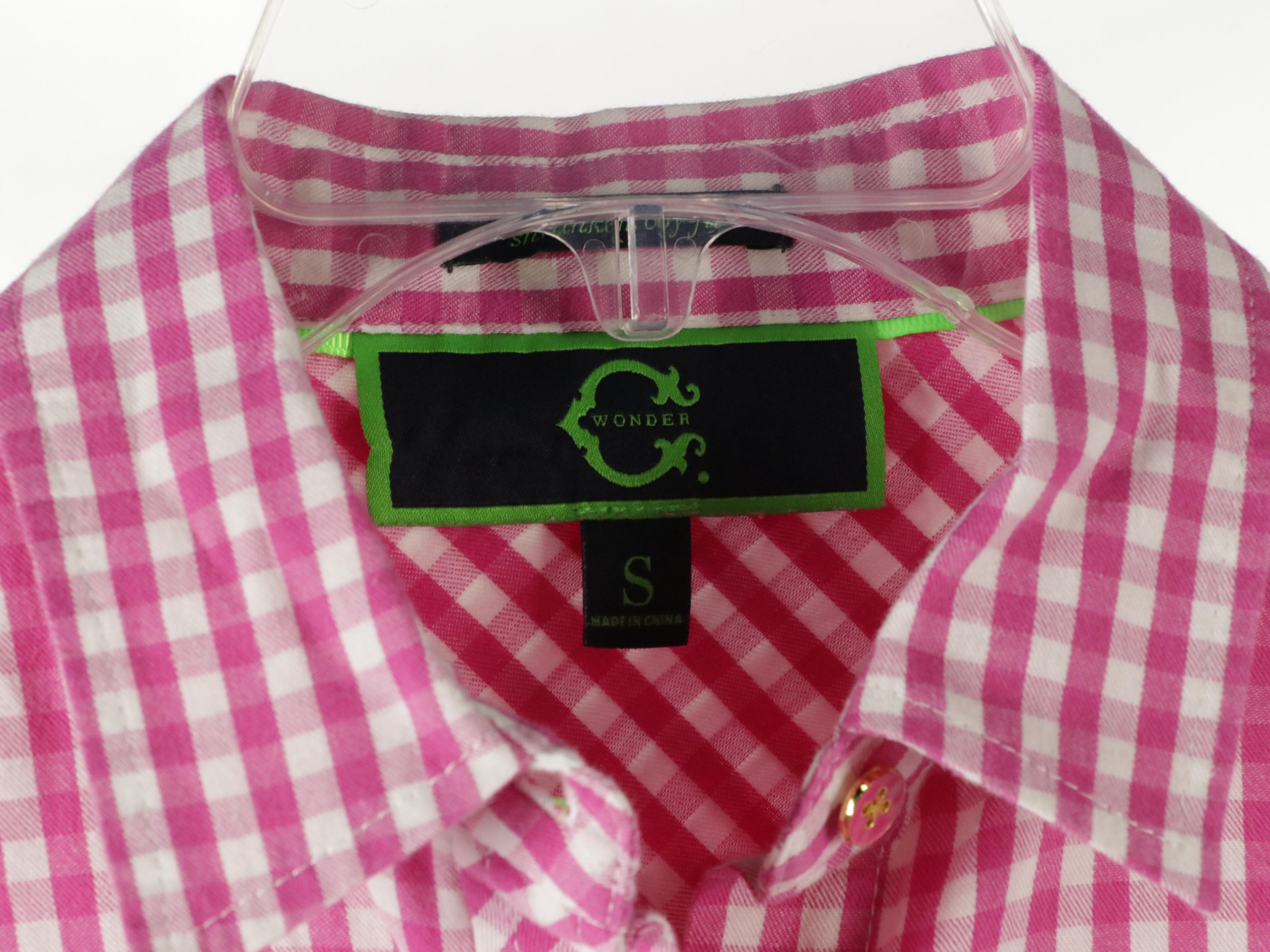 Checkered and Equestrian Motif Cotton Shirts Featuring Ralph Lauren Sport, Ariat