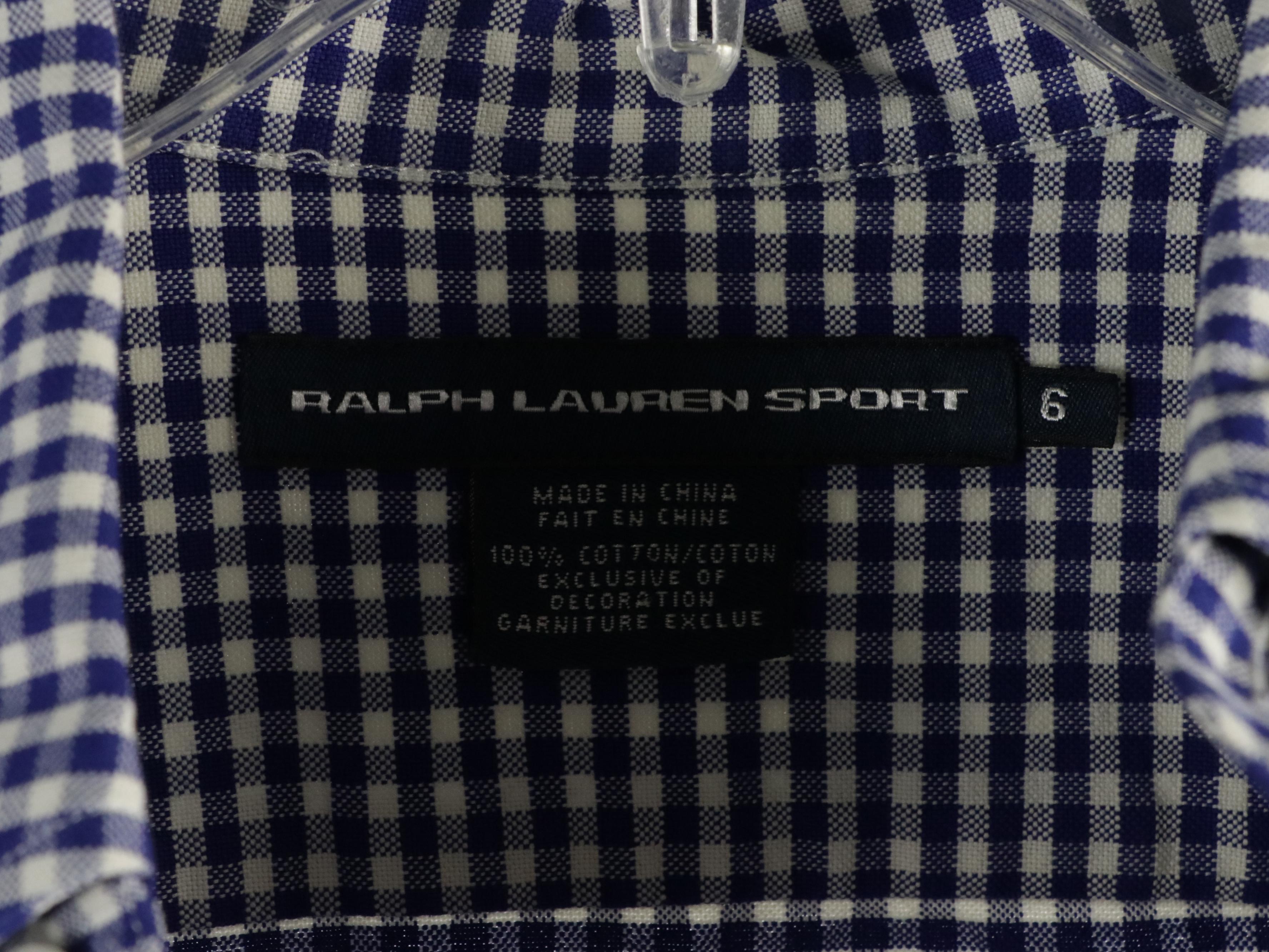 Checkered and Equestrian Motif Cotton Shirts Featuring Ralph Lauren Sport, Ariat