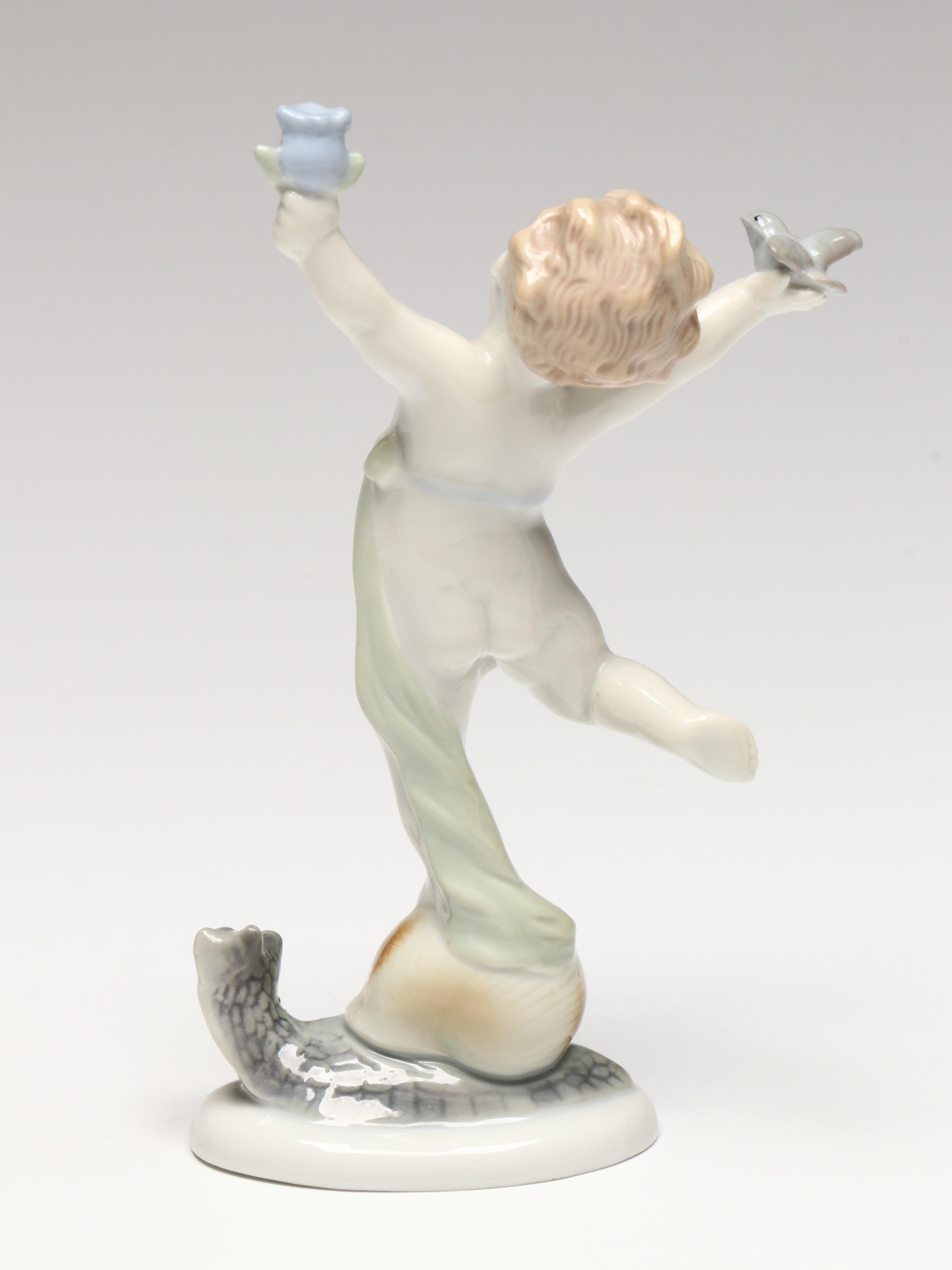Metzler & Ortloff "Four Seasons - Cherubs" Porcelain Figurines