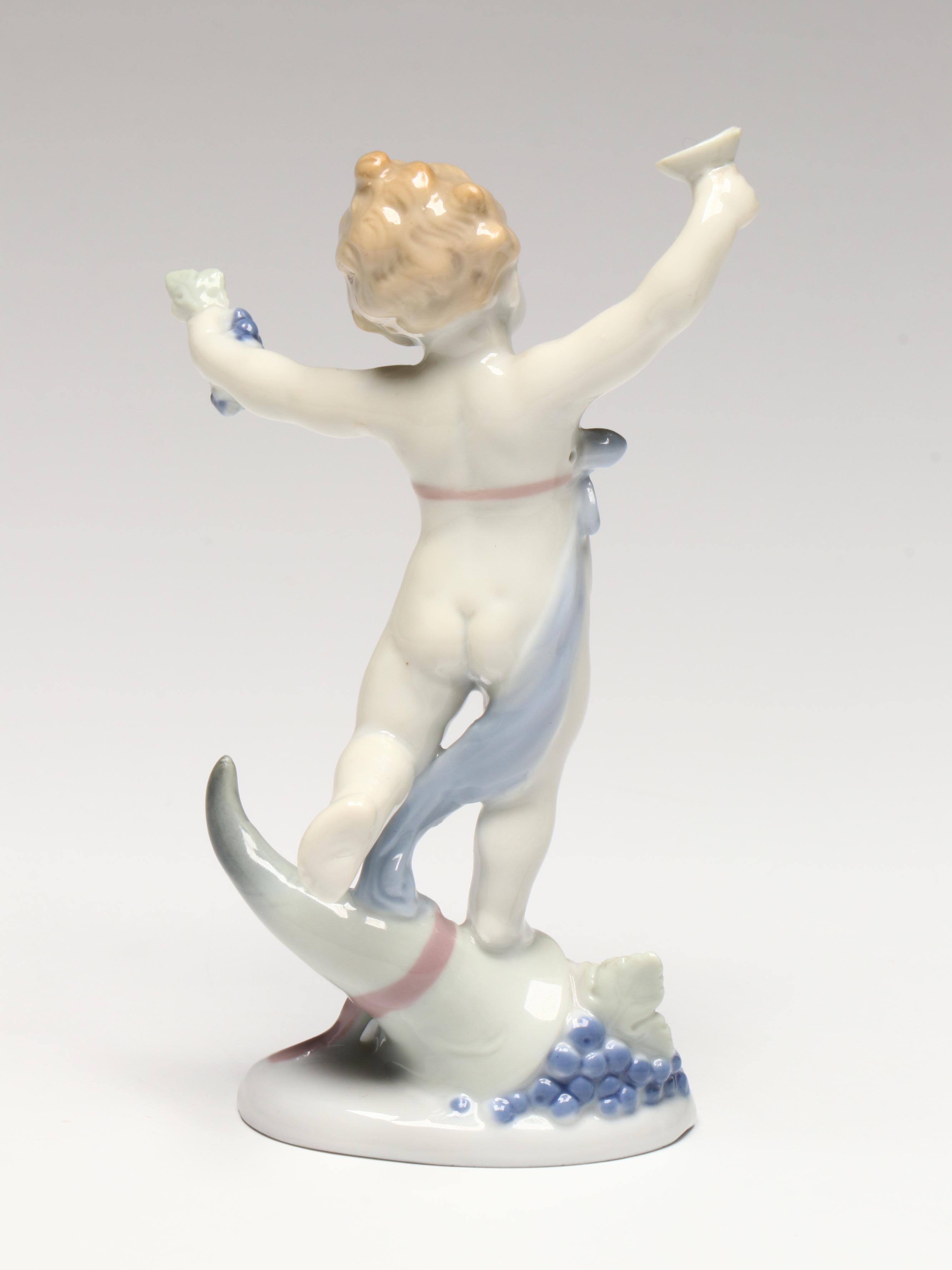 Metzler & Ortloff "Four Seasons - Cherubs" Porcelain Figurines