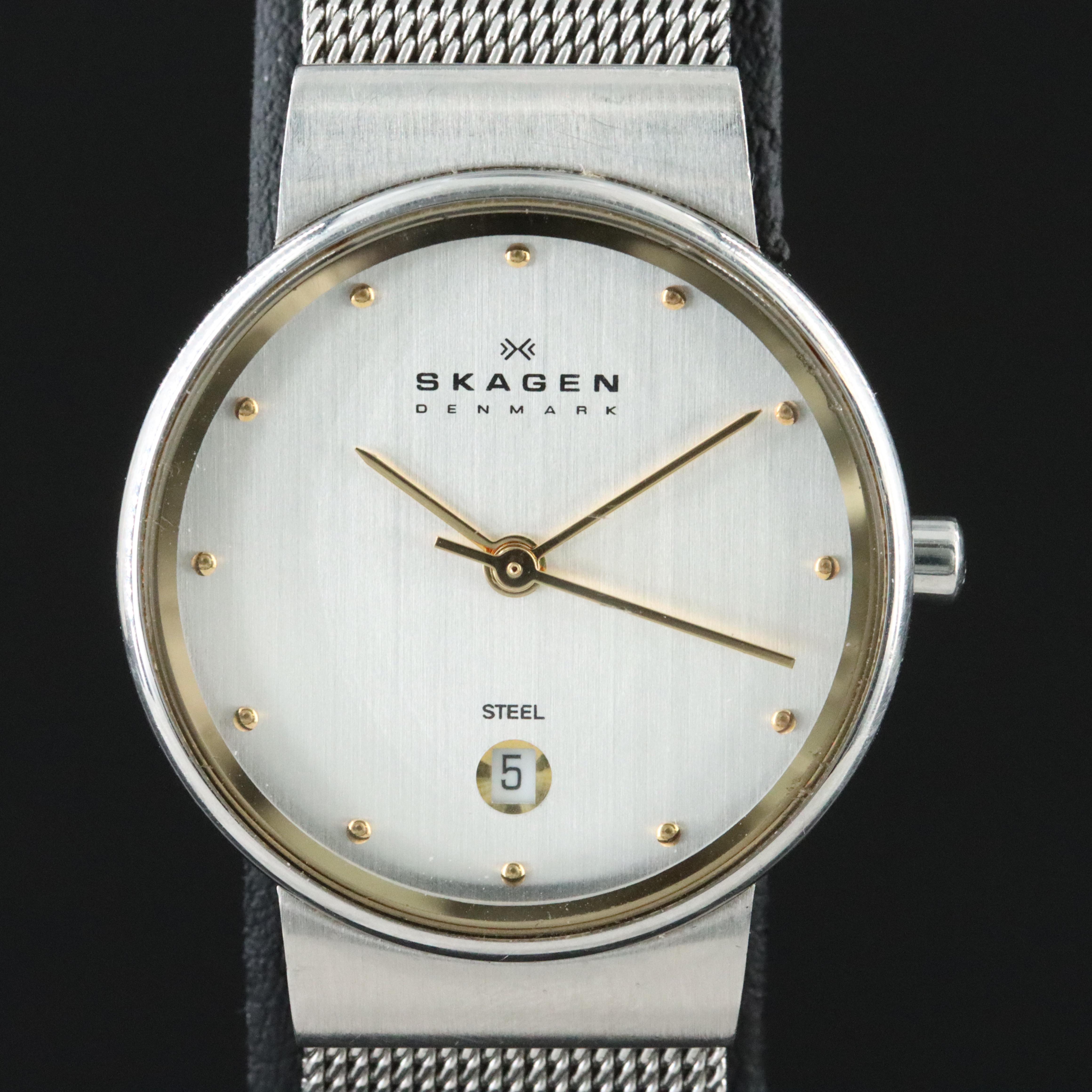 Skagen Denmark Stainless Steel Quartz Watch