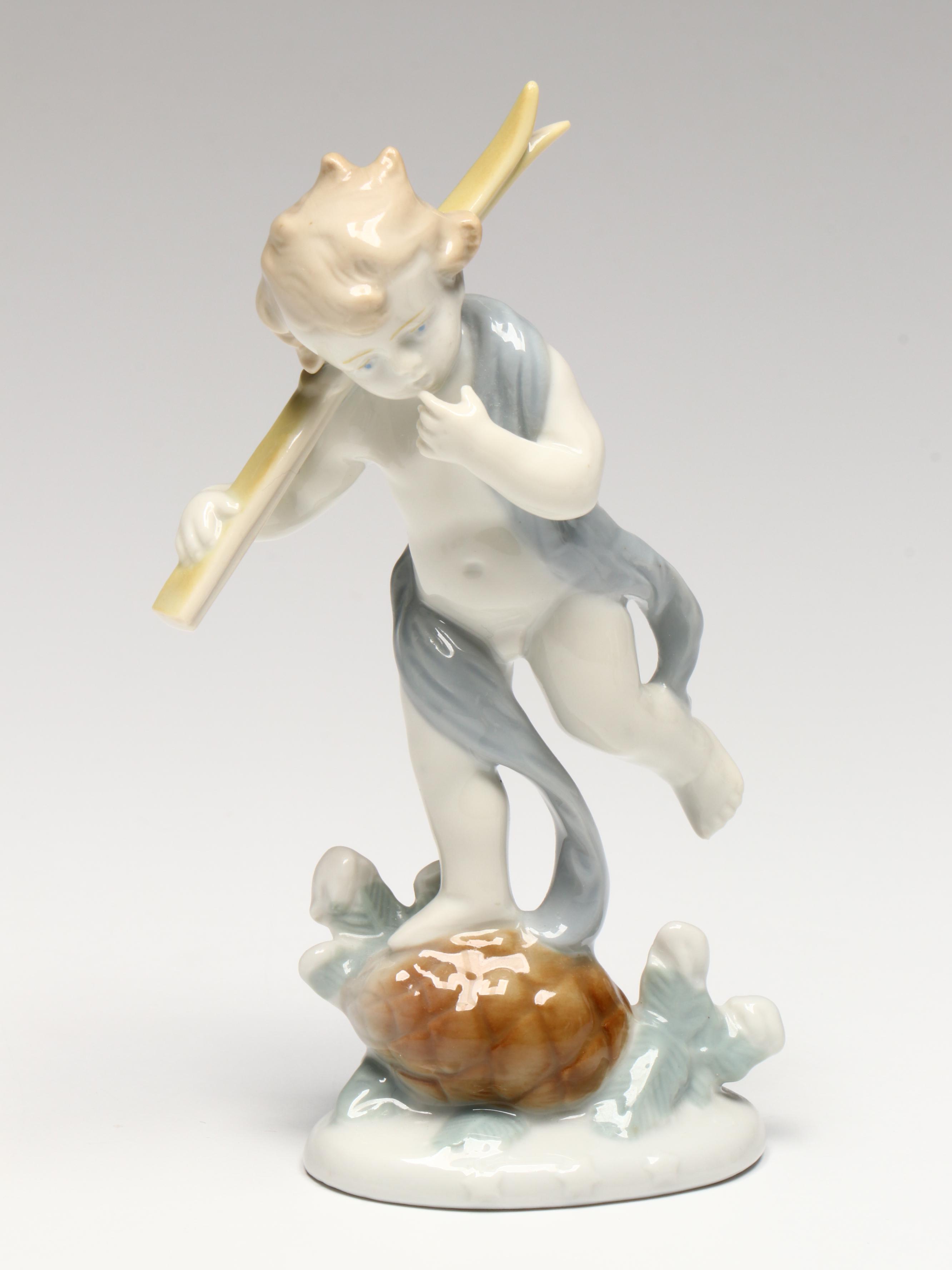 Metzler & Ortloff "Four Seasons - Cherubs" Porcelain Figurines