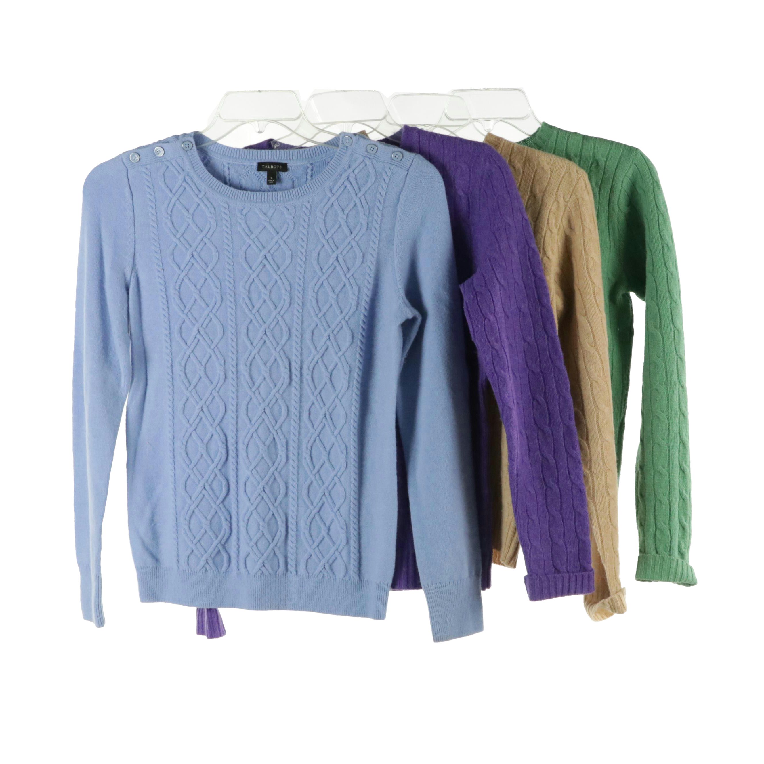 Ralph Lauren Sport and Talbots Sweaters in Knit Lambswool
