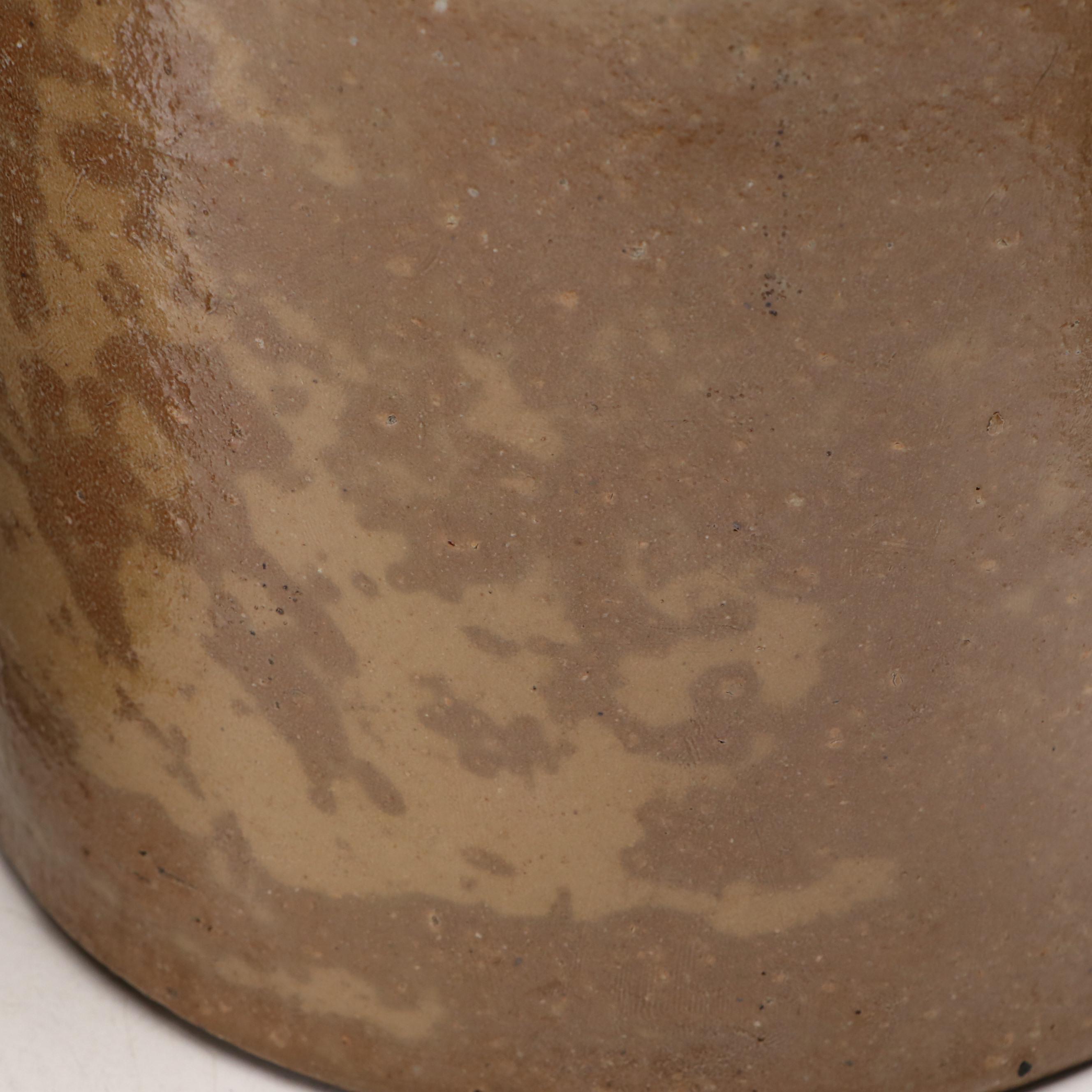 F. H. Weeks Stoneware Syrup Jug with Tobacco Spit Crock and Salt Glazed Jugs