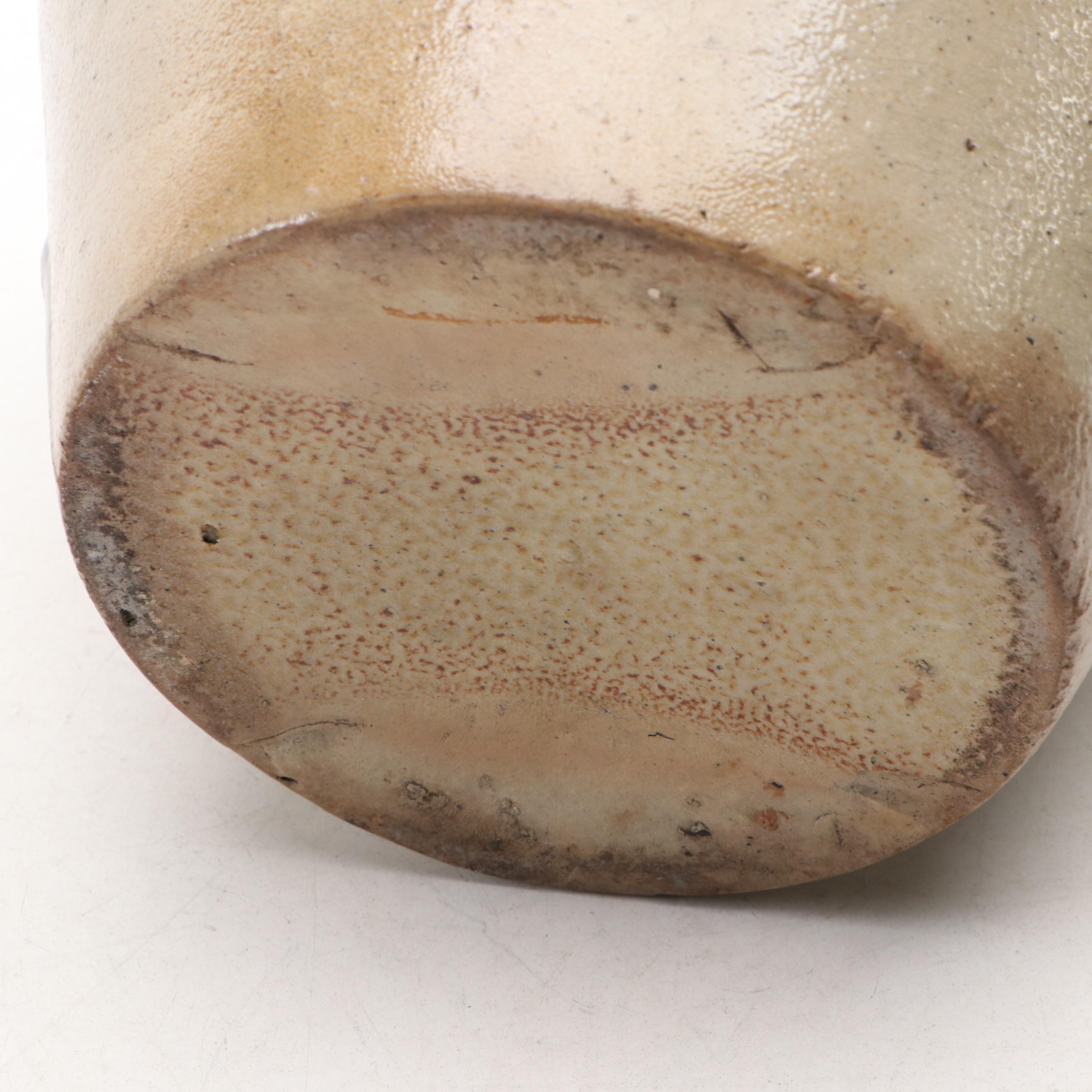 F. H. Weeks Stoneware Syrup Jug with Tobacco Spit Crock and Salt Glazed Jugs