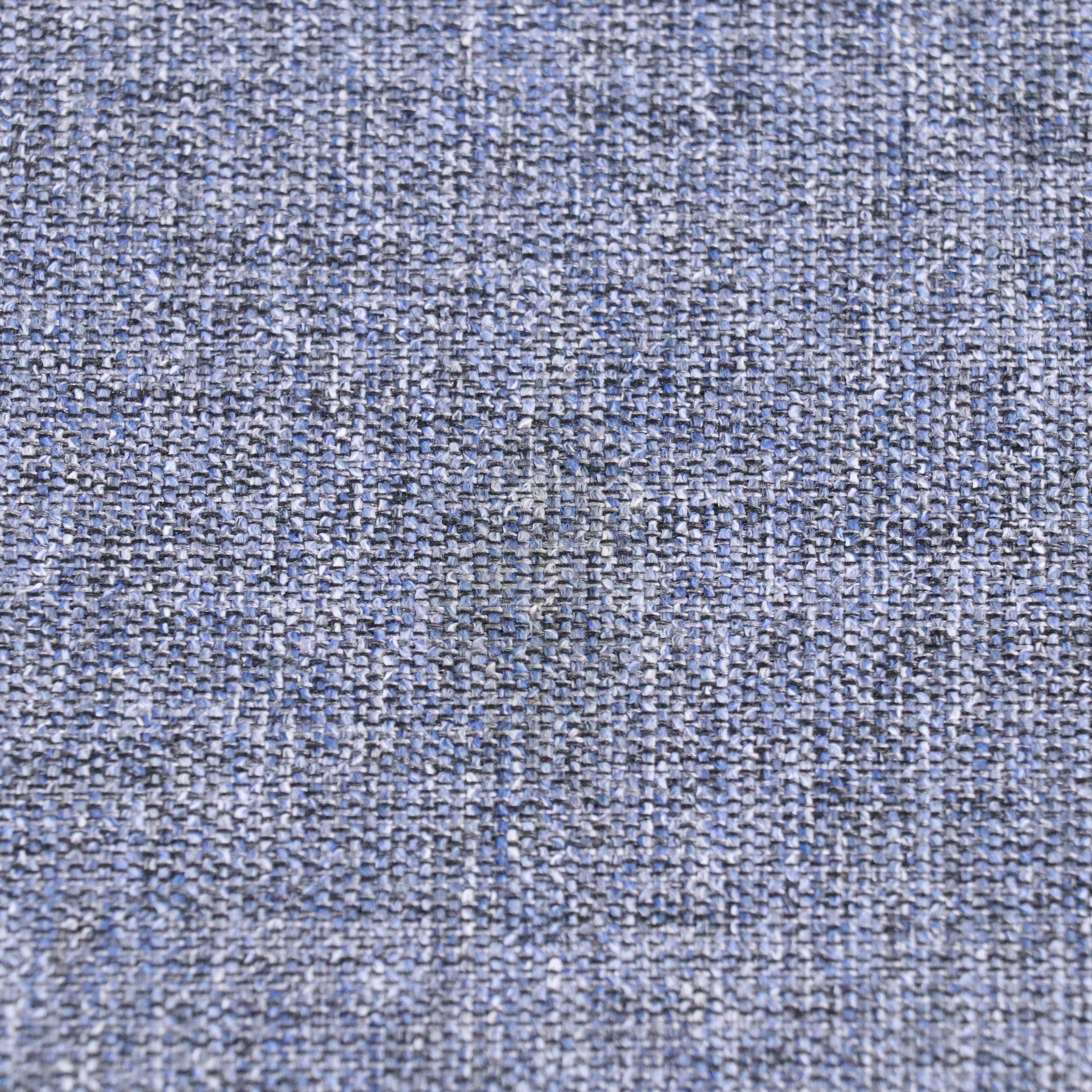 Pair of Contemporary Blue Fabric Upholstered Side Chairs