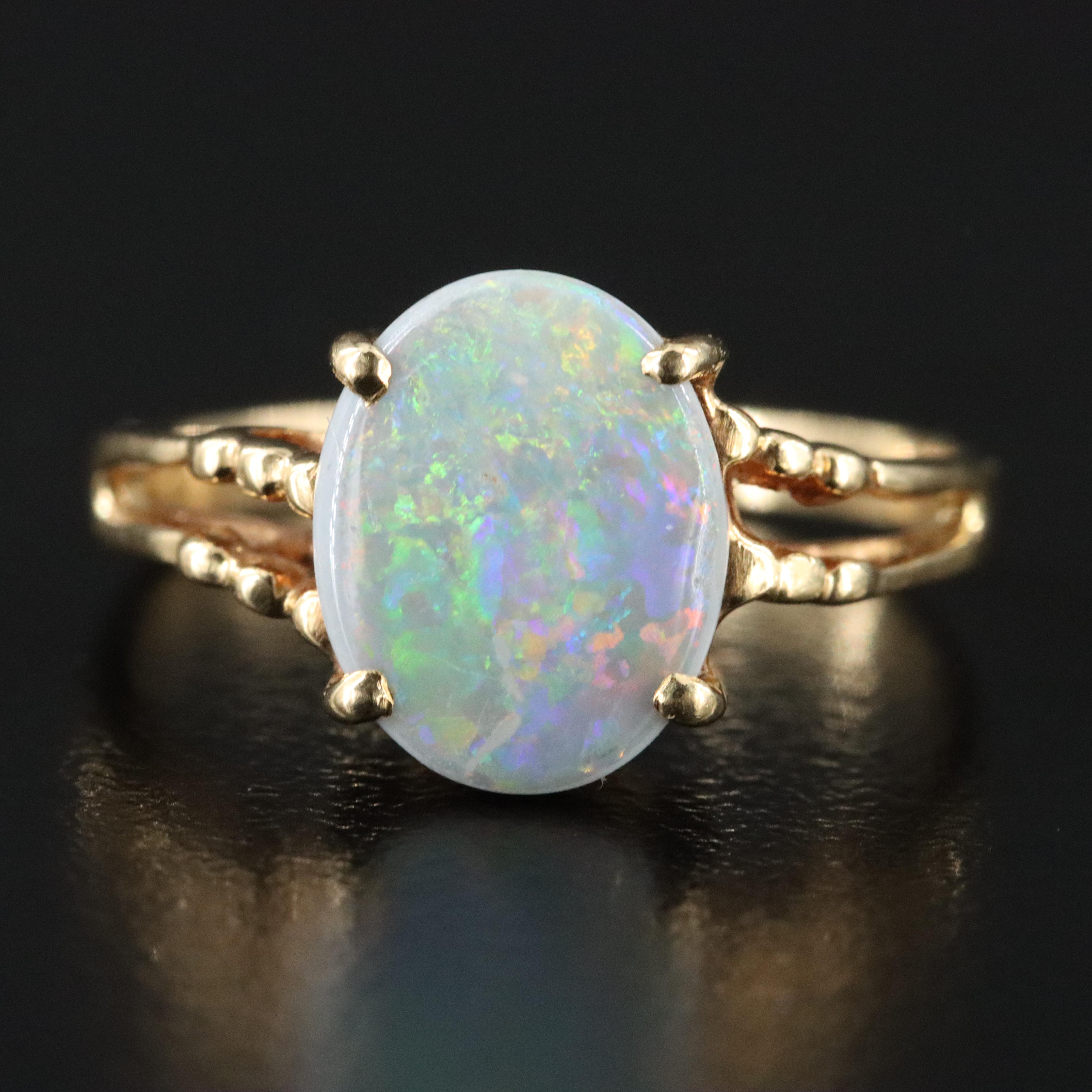 14K Opal Ring
