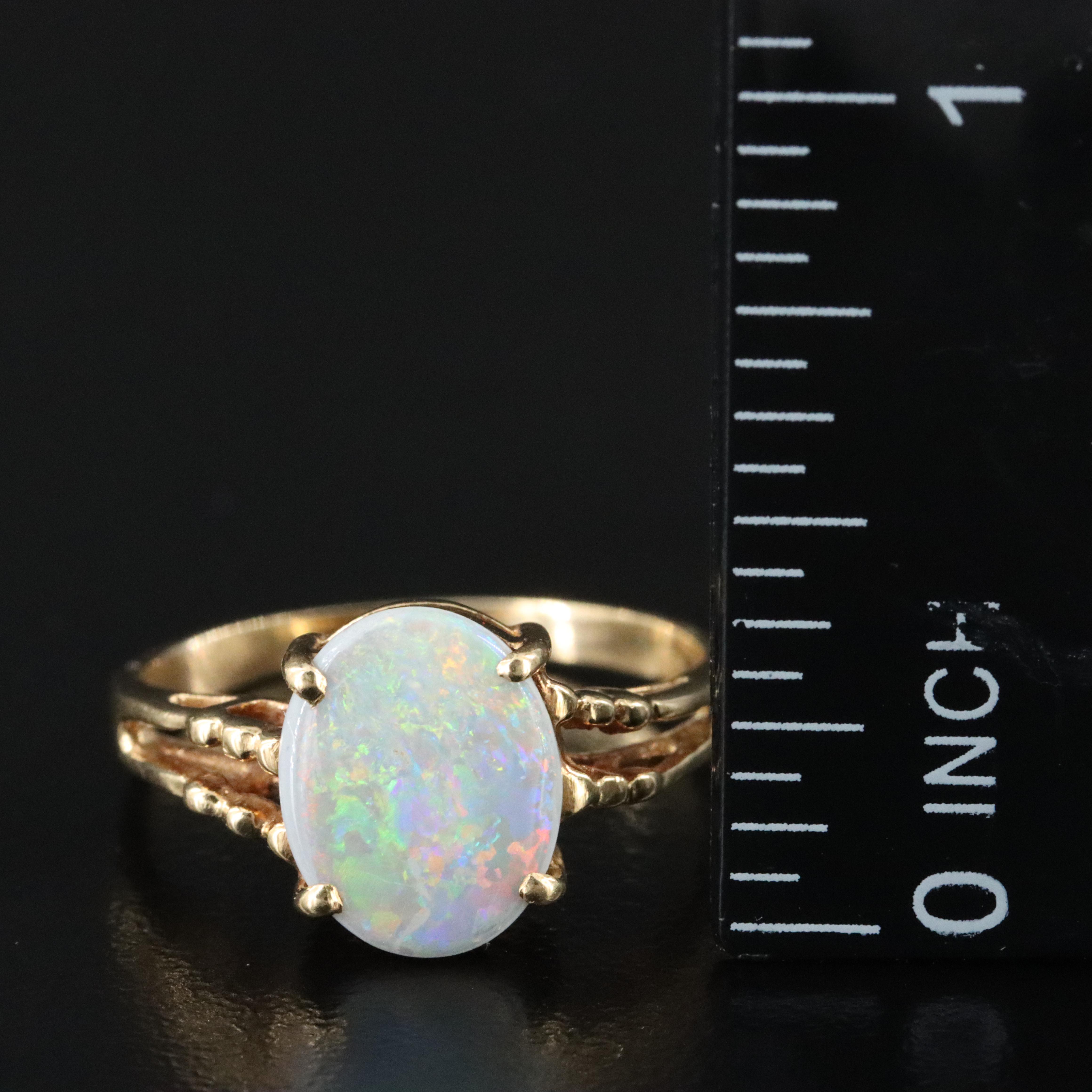 14K Opal Ring