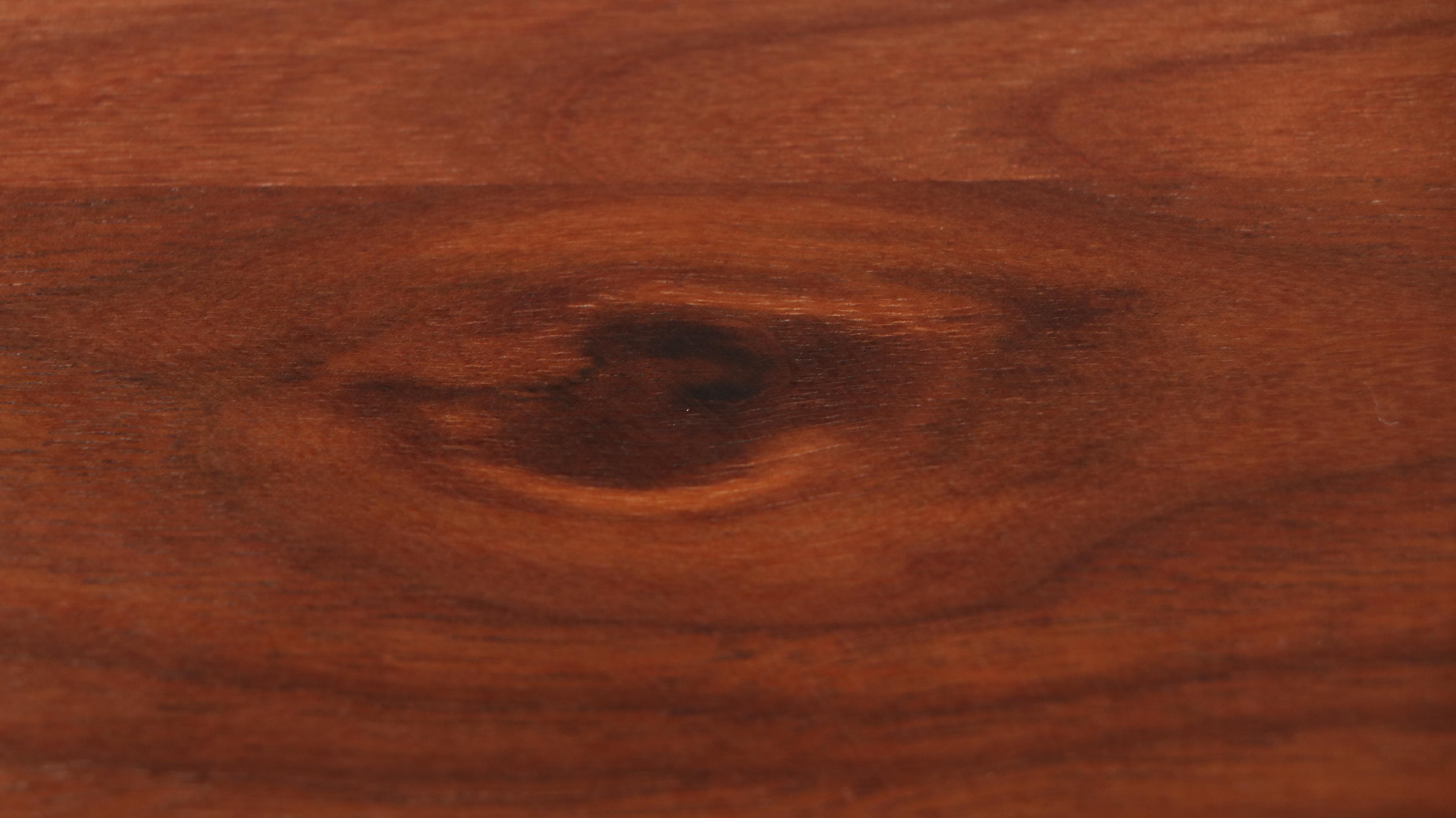 Crate & Barrel "Kendall" Mid Century Modern Style Walnut Desk, 2021