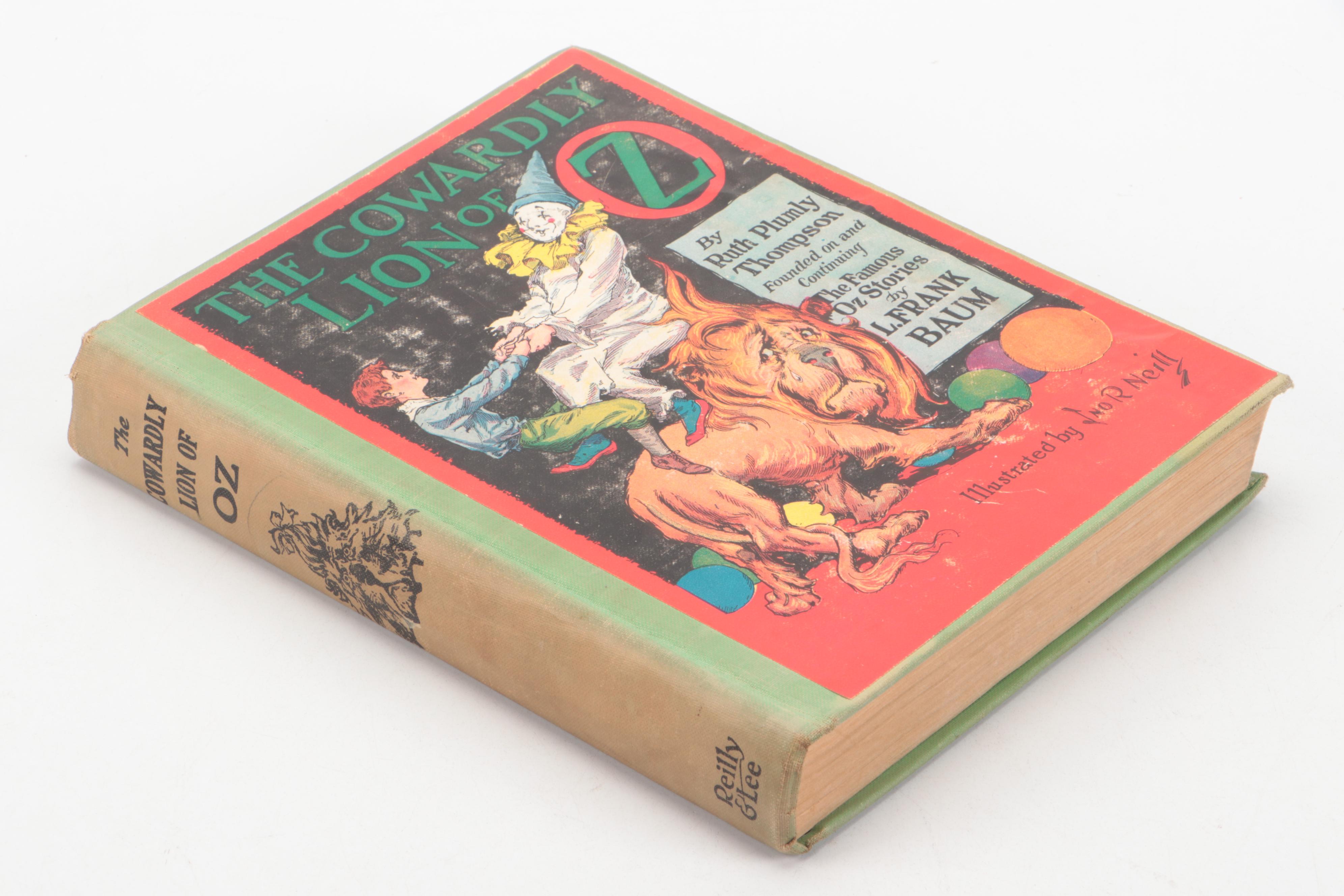 John R. Neill Illustrated "The Cowardly Lion of Oz" by Ruth Plumly Thompson