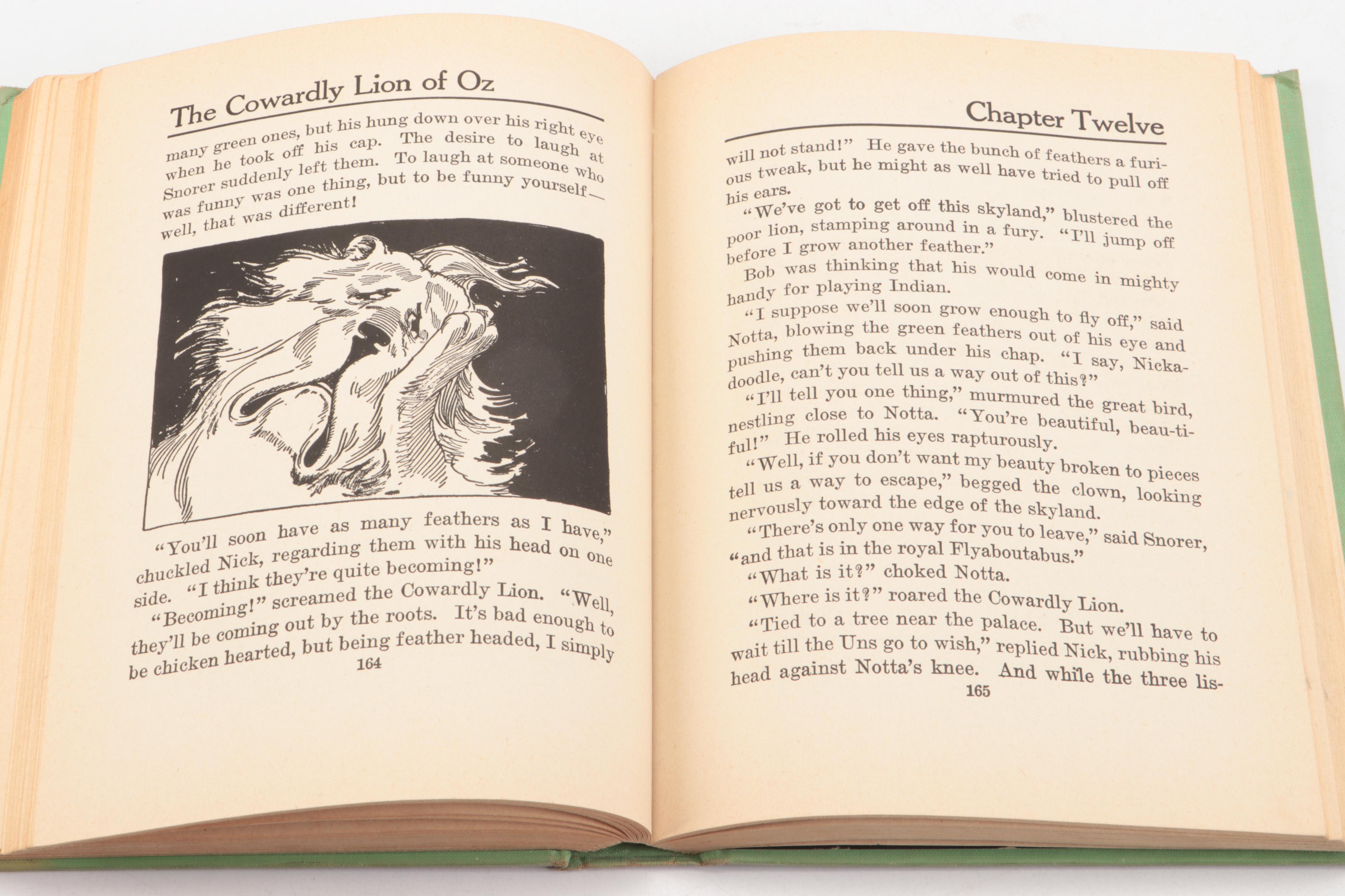 John R. Neill Illustrated "The Cowardly Lion of Oz" by Ruth Plumly Thompson