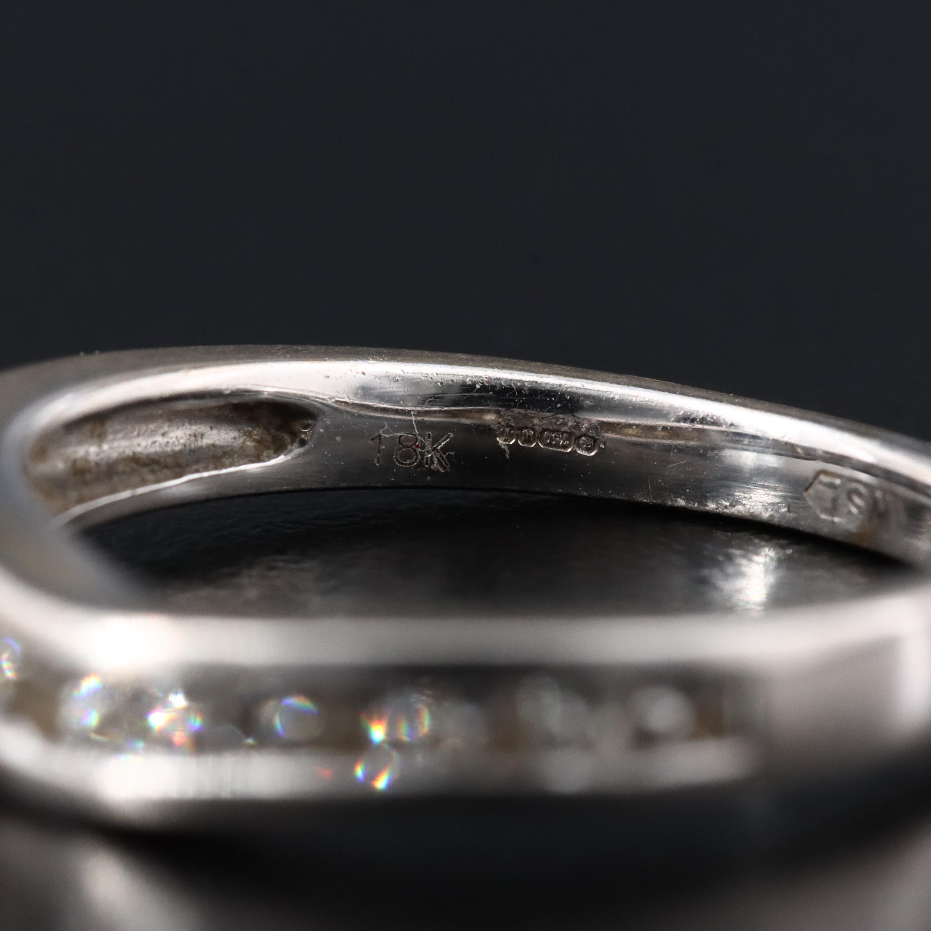 18K 0.52 CTW Diamond Contour Ring