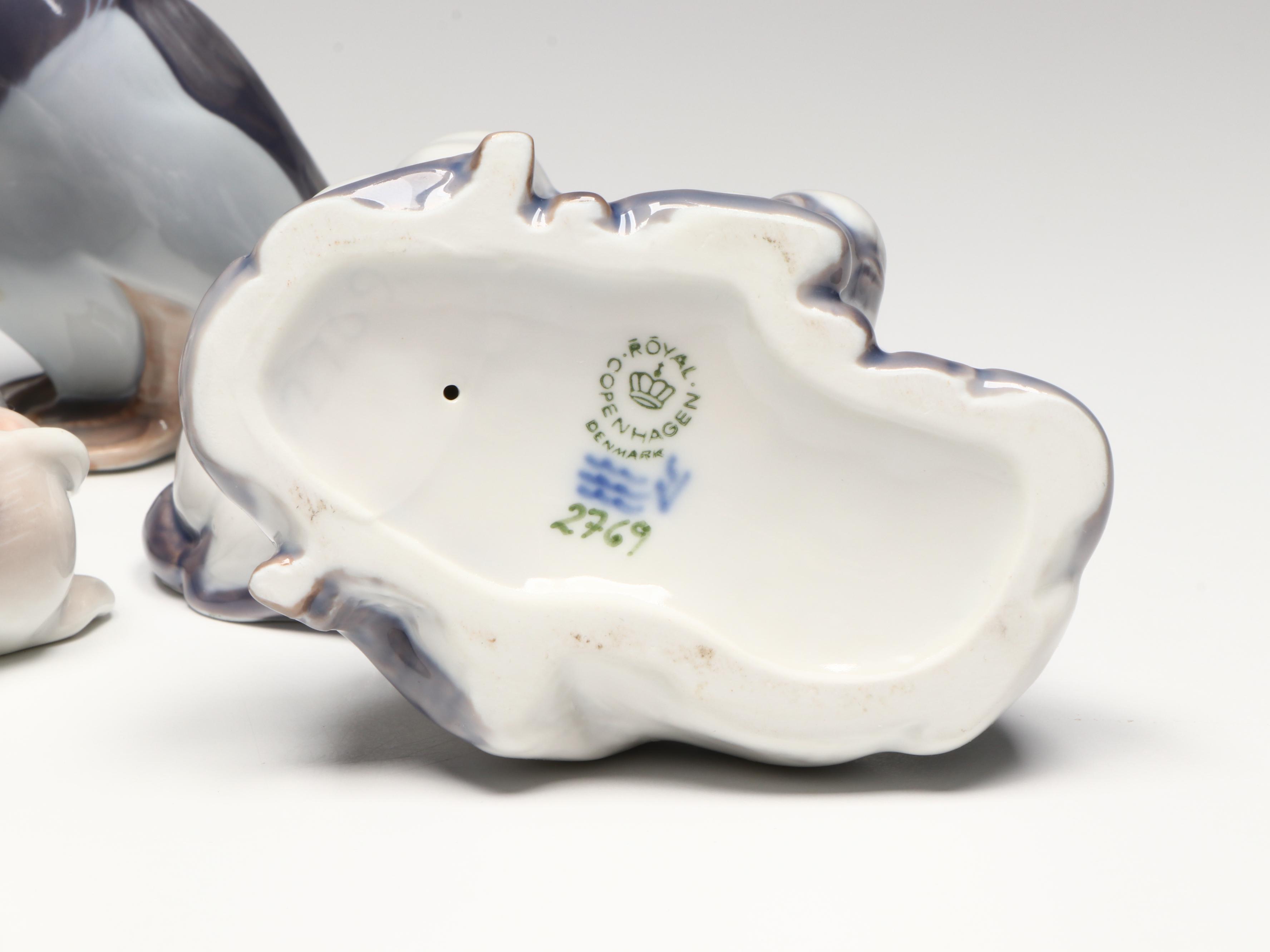 Royal Copenhagen Porcelain Animals