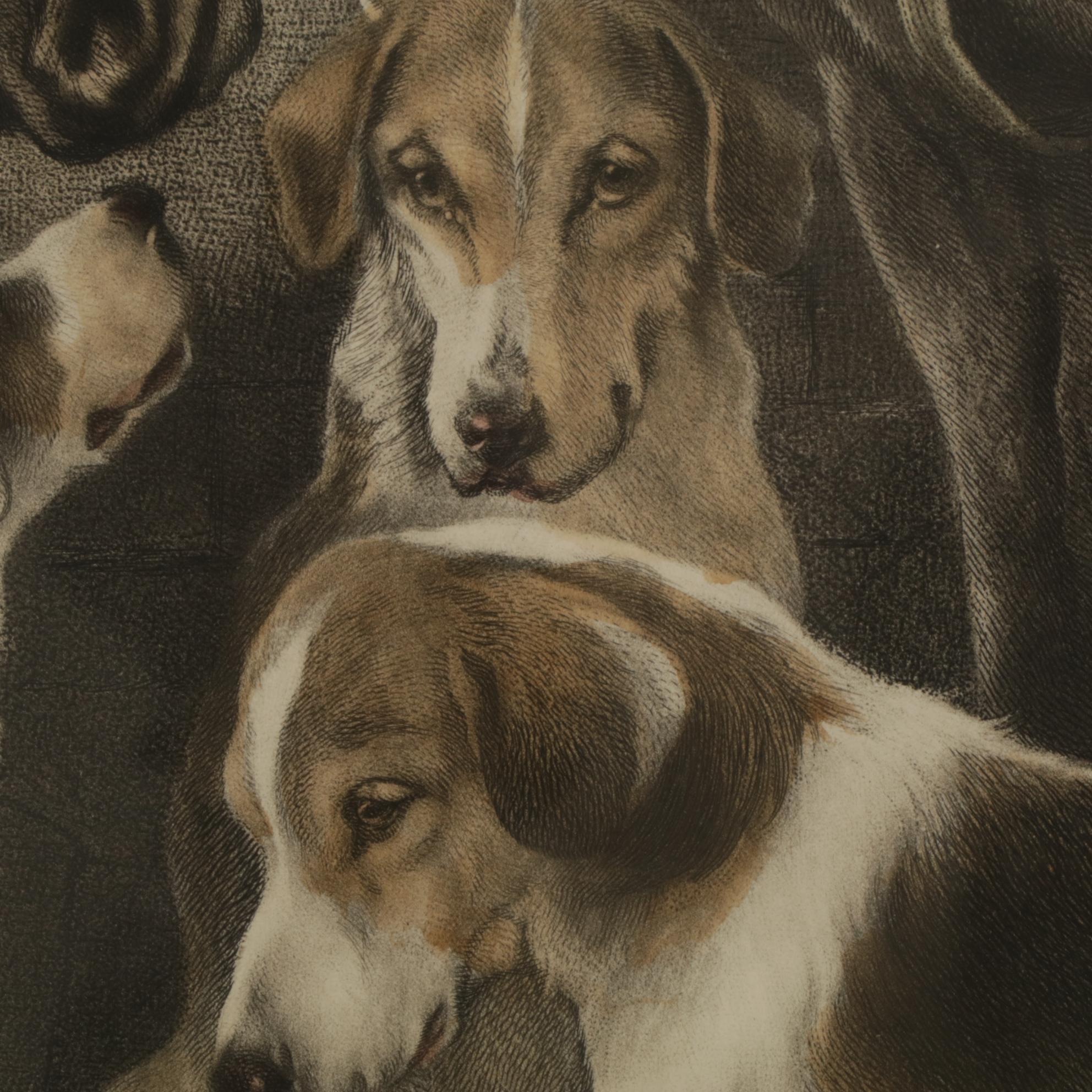 Alfred Clarence Alais "Mine Host" Colored Engraving After J. F. Herring, 1883