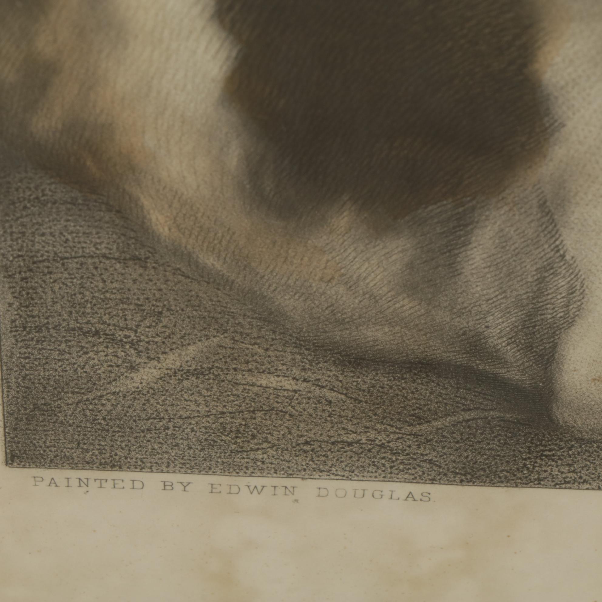 Alfred Clarence Alais "Mine Host" Colored Engraving After J. F. Herring, 1883