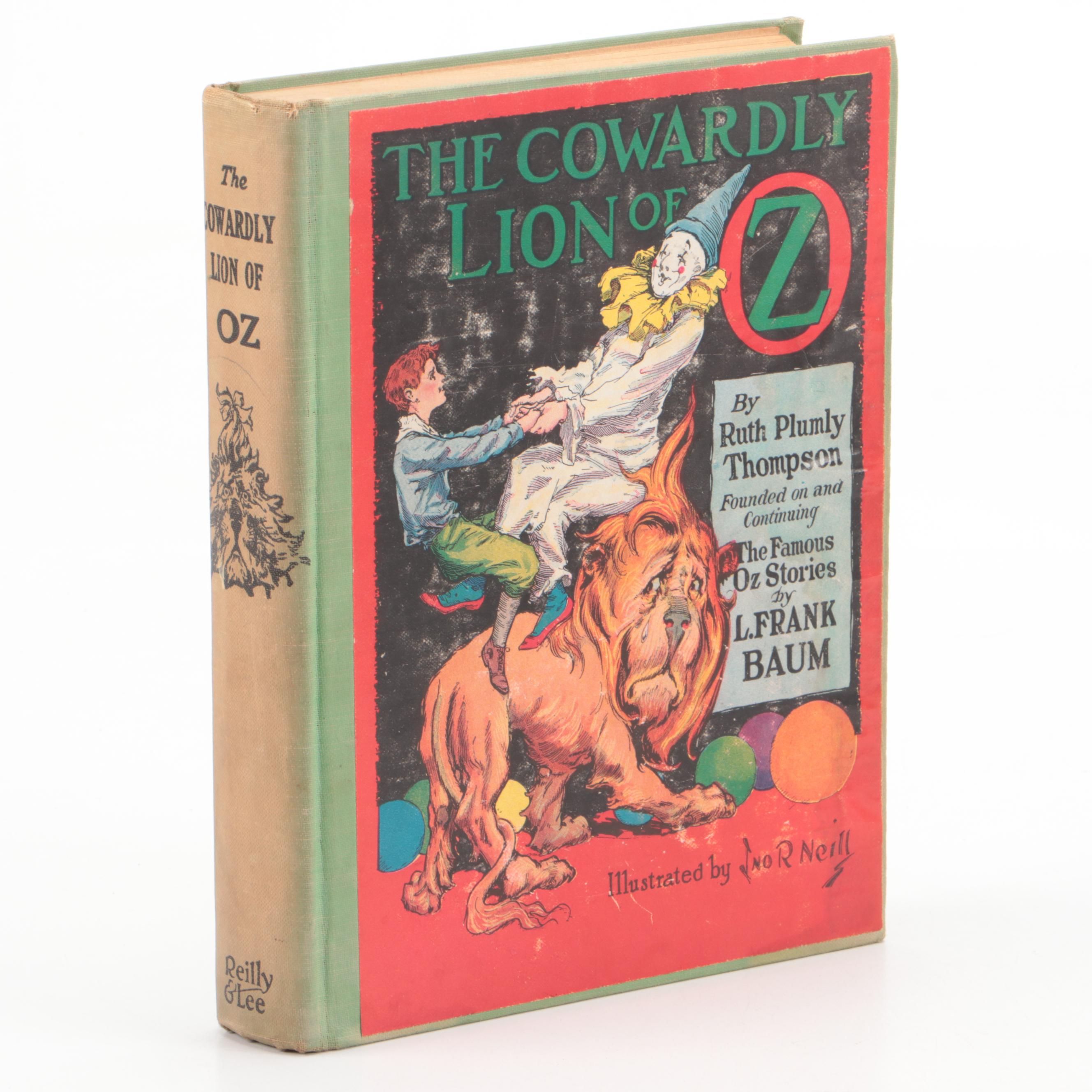 John R. Neill Illustrated "The Cowardly Lion of Oz" by Ruth Plumly Thompson