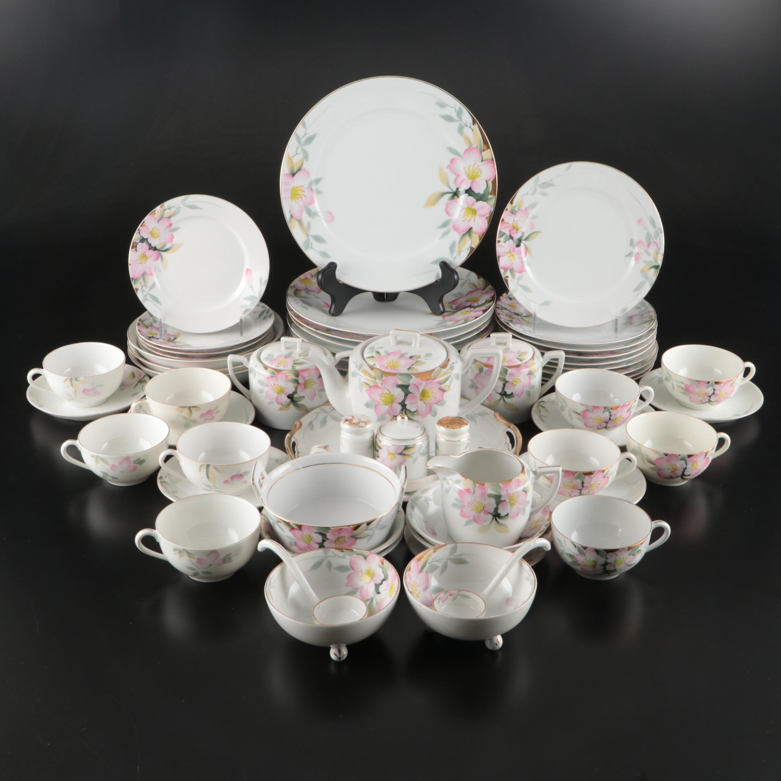 Noritake "Azalea" Hand-Painted Porcelain Dinnerware and Serving Pieces